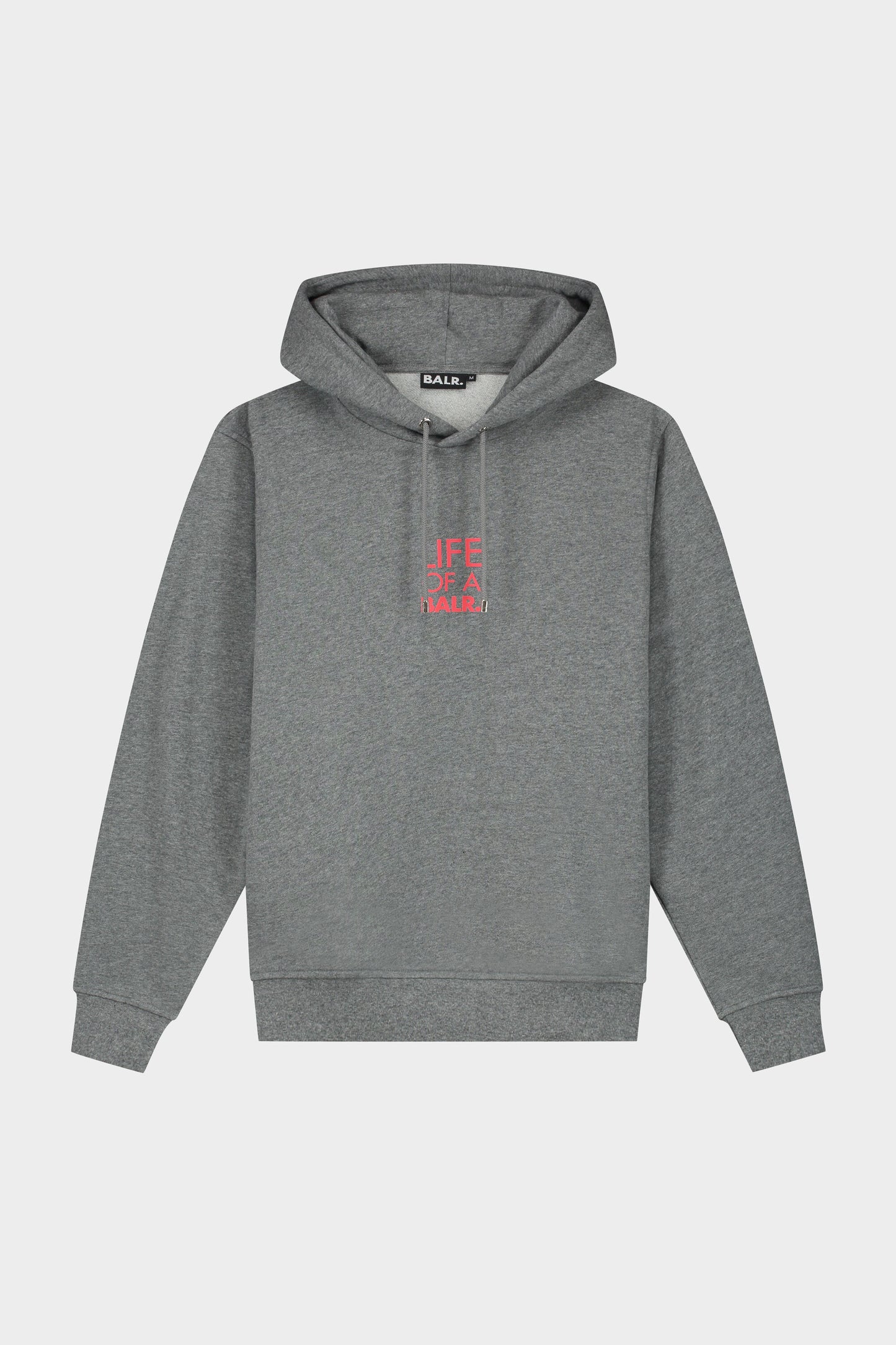 LOAB Red Hoodie Grey Heather