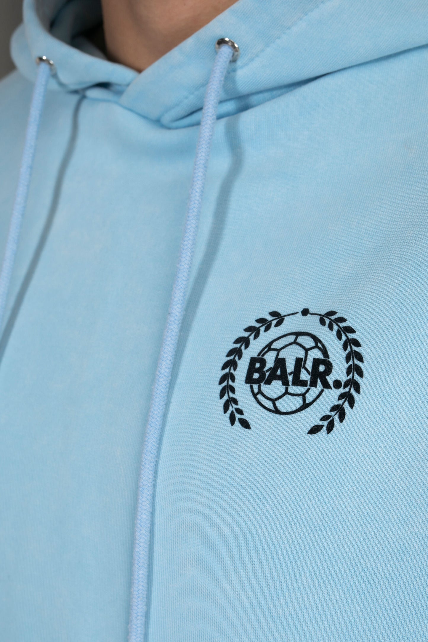 Olaf Straight Crest Hoodie Ice Washed
