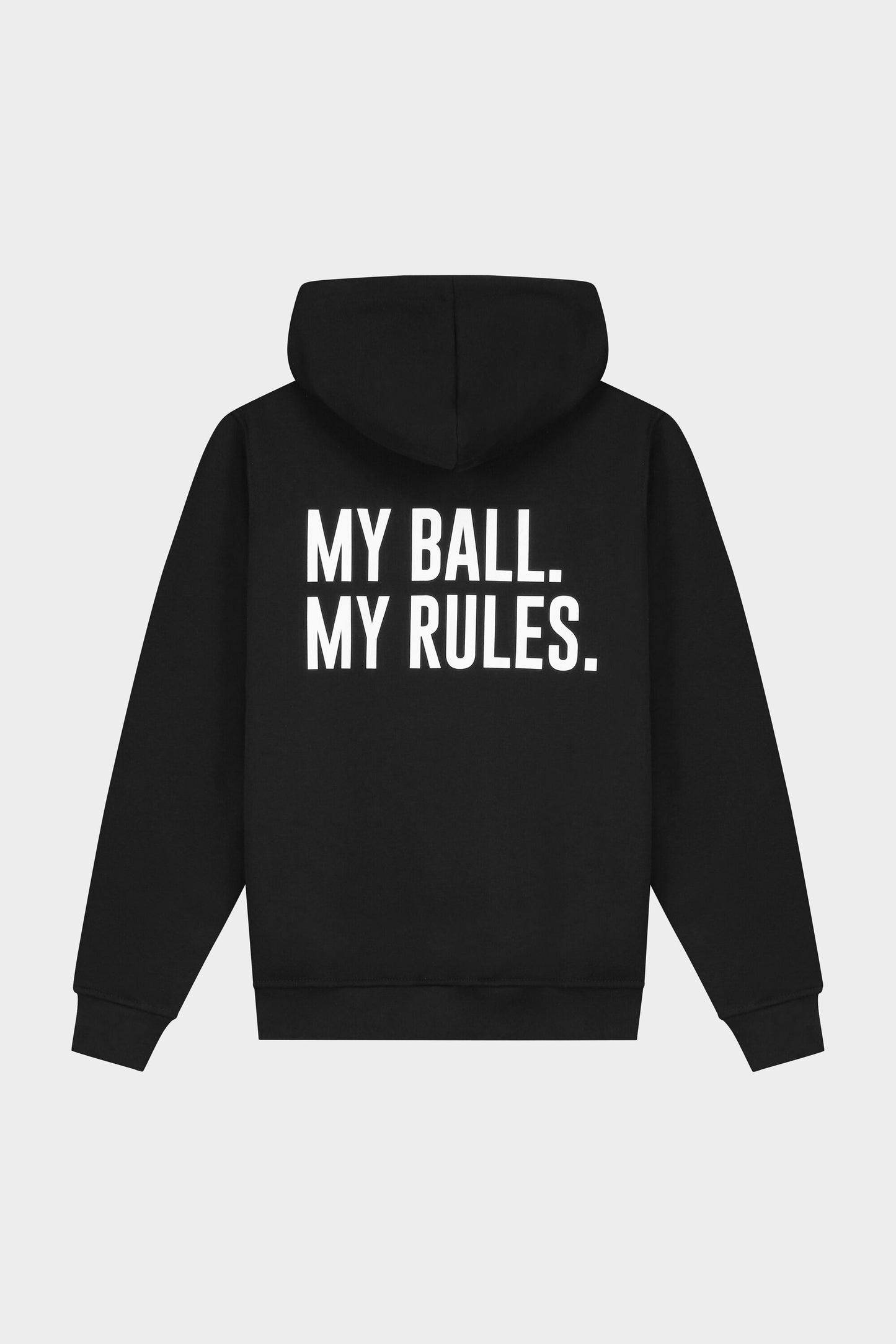 Olaf Straight Hoodie Rules Flock Jet Black