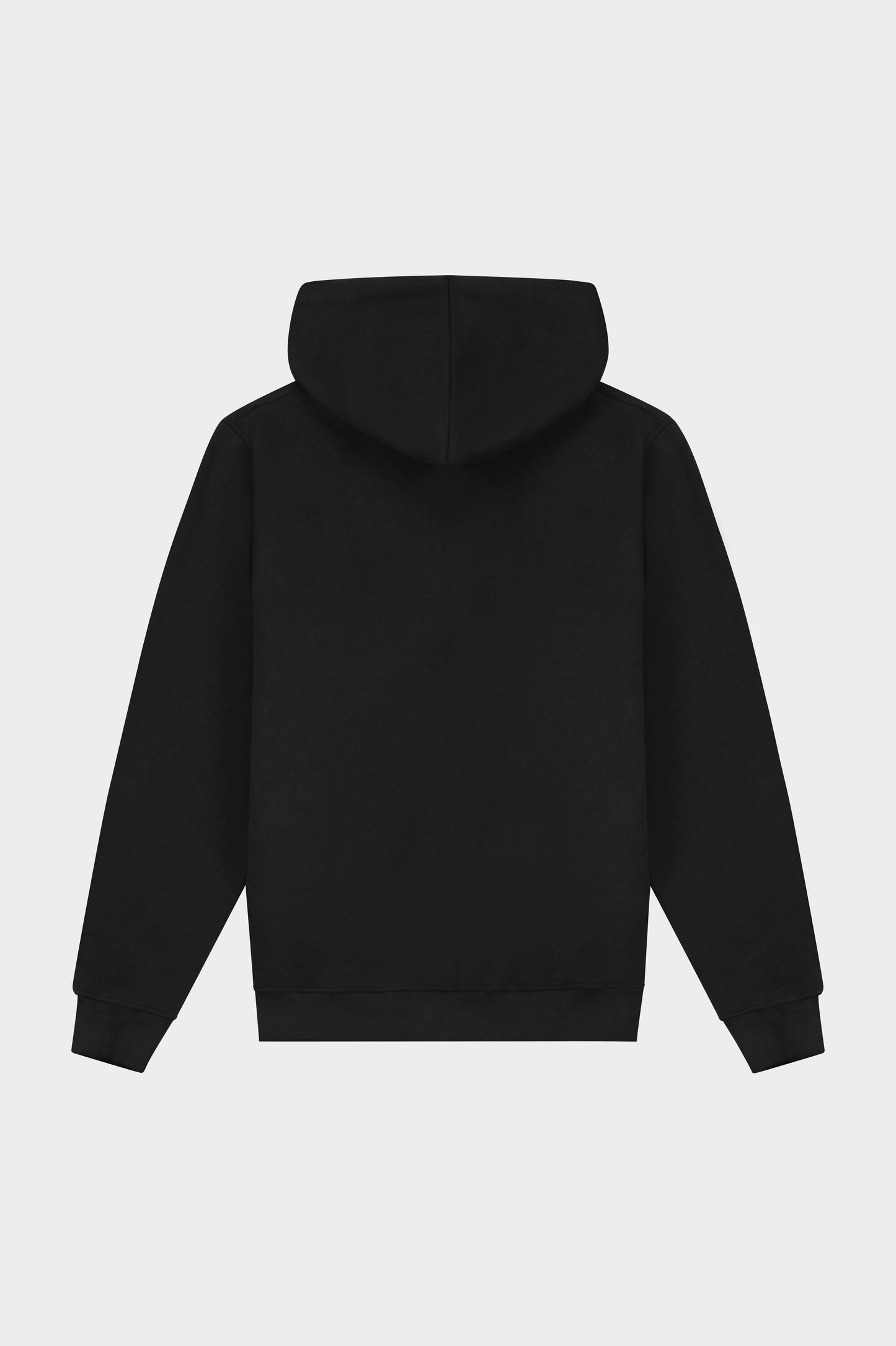 Olaf Straight Embro Badge Hoodie Jet Black