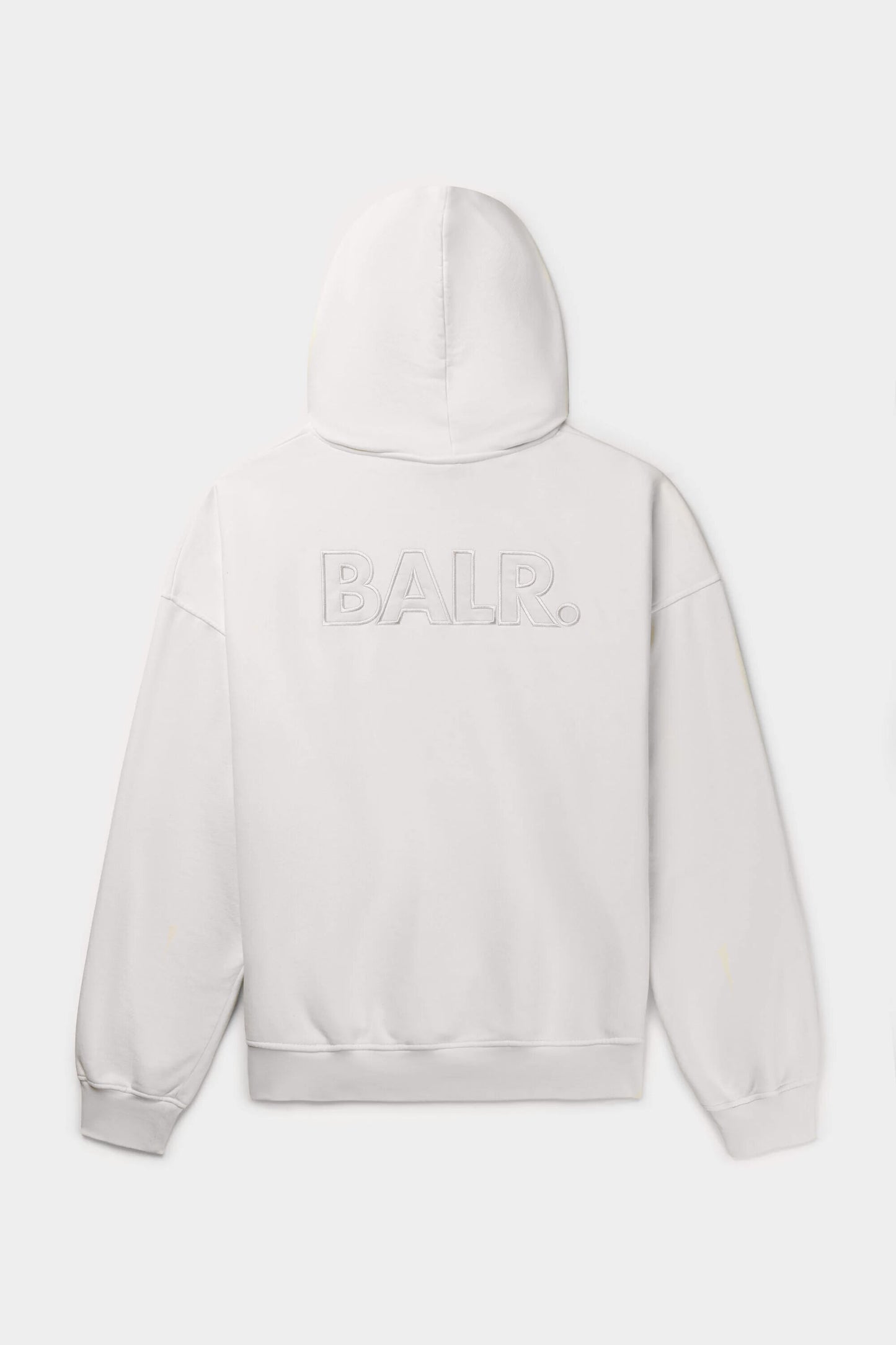 Joey Box Satin Hoodie Egret