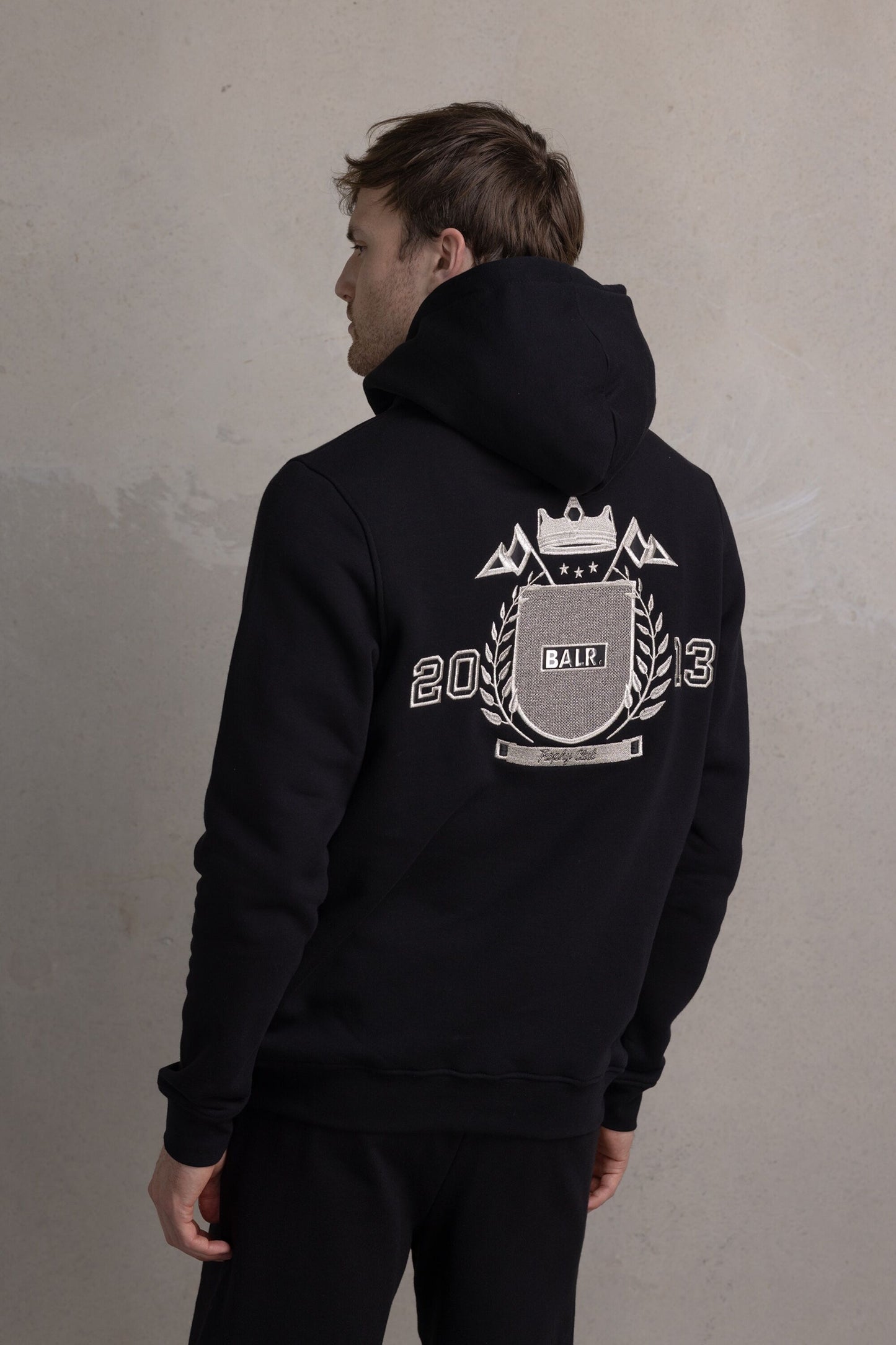Olaf Straight Trophy Hoodie Jet Black