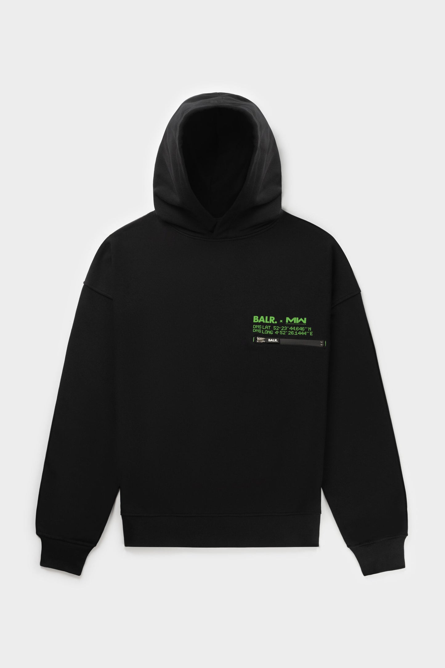 BALR. x MWII Joey Box Hoodie Jet Black