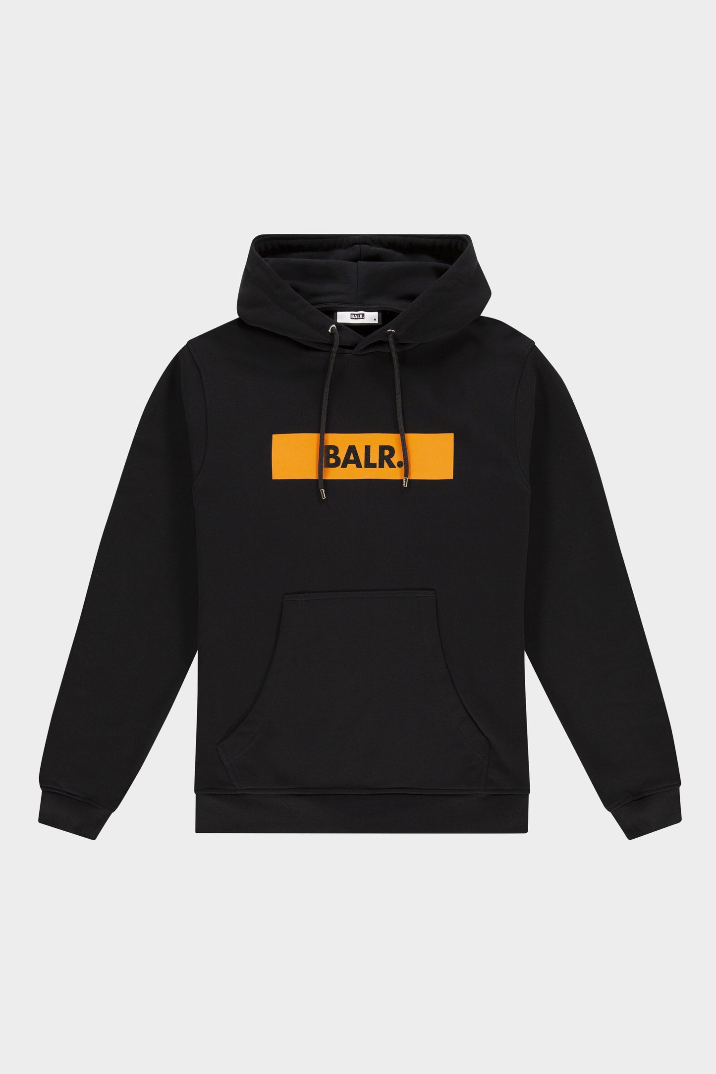 BALR. Straight Hoodie Club Logo Jet Black