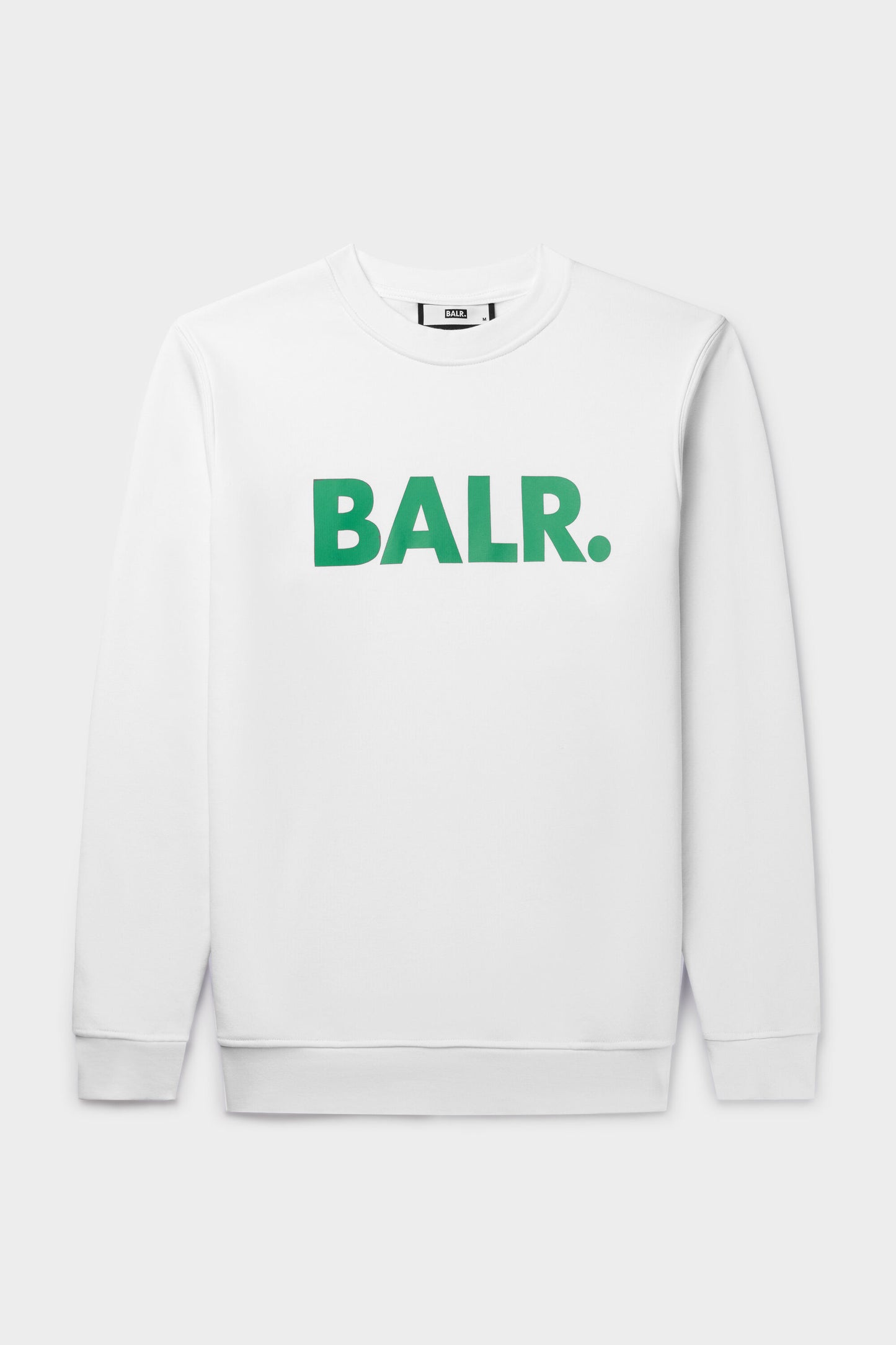 Brand Straight Crewneck Bright White/Putting Green