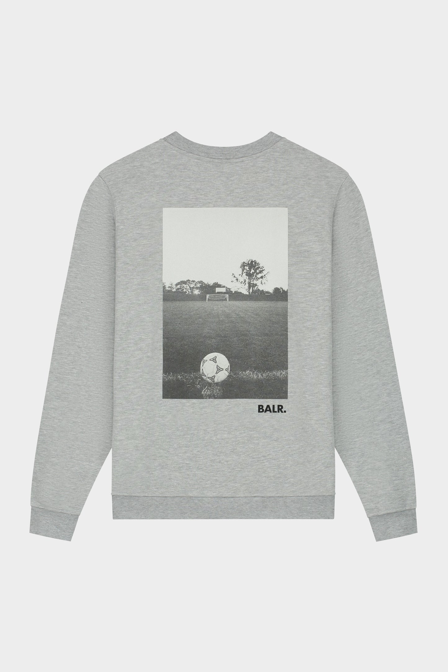 Olaf Straight Crewneck Field Screen Grau Heather