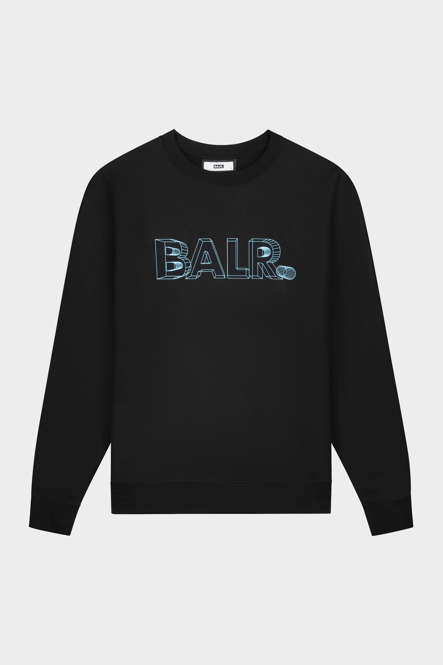 Olaf Straight Crewneck BALR. Lines Jet Black