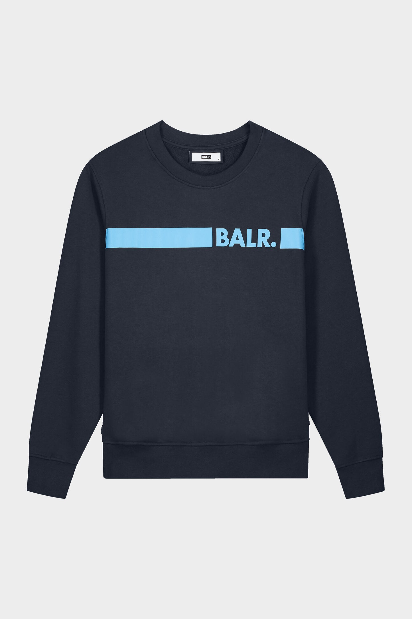 Olaf Straight BALR. Horizontal Crewneck Navy Blazer