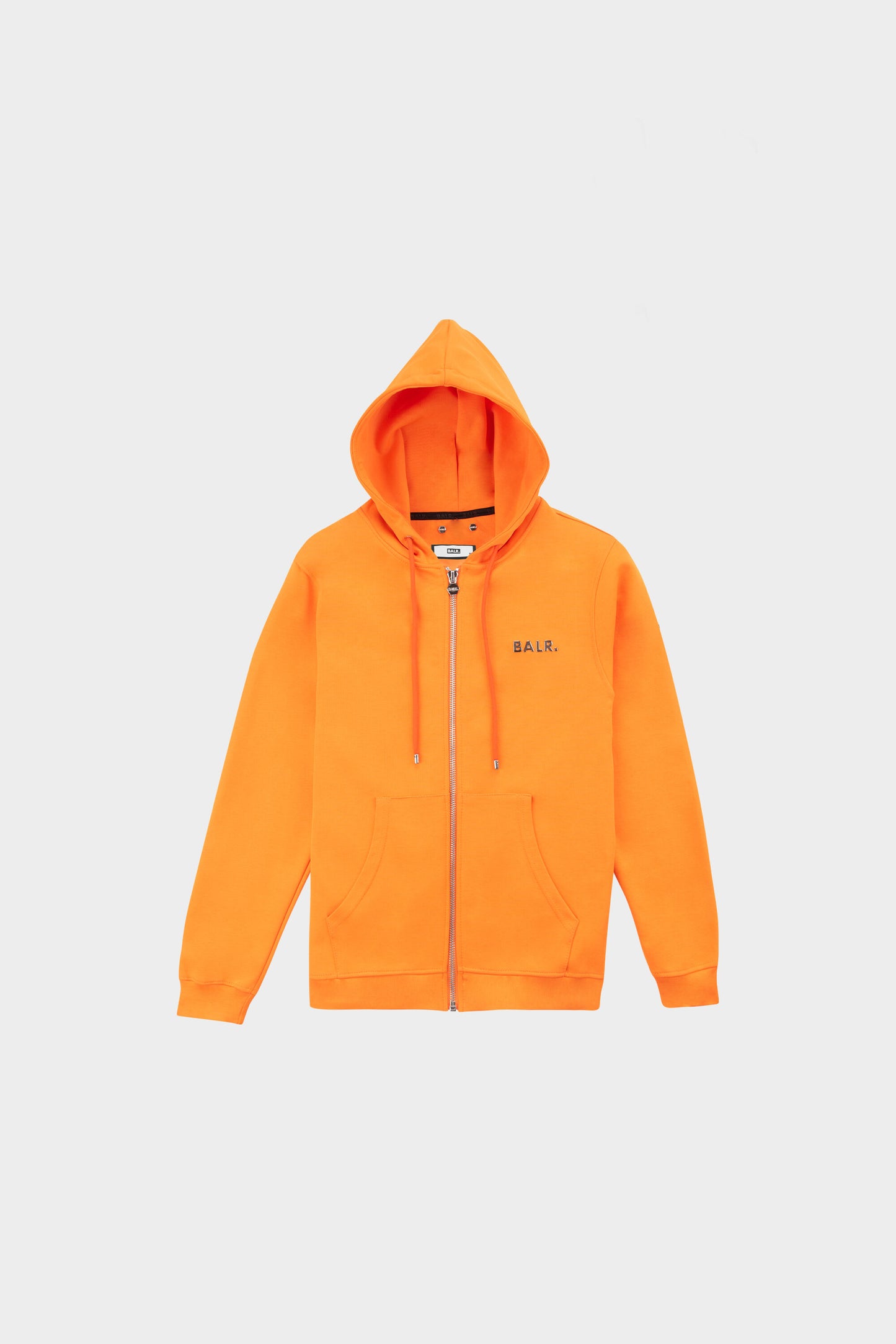 Q-Series Straight Zip Thru Hoodie Vibrant Orange
