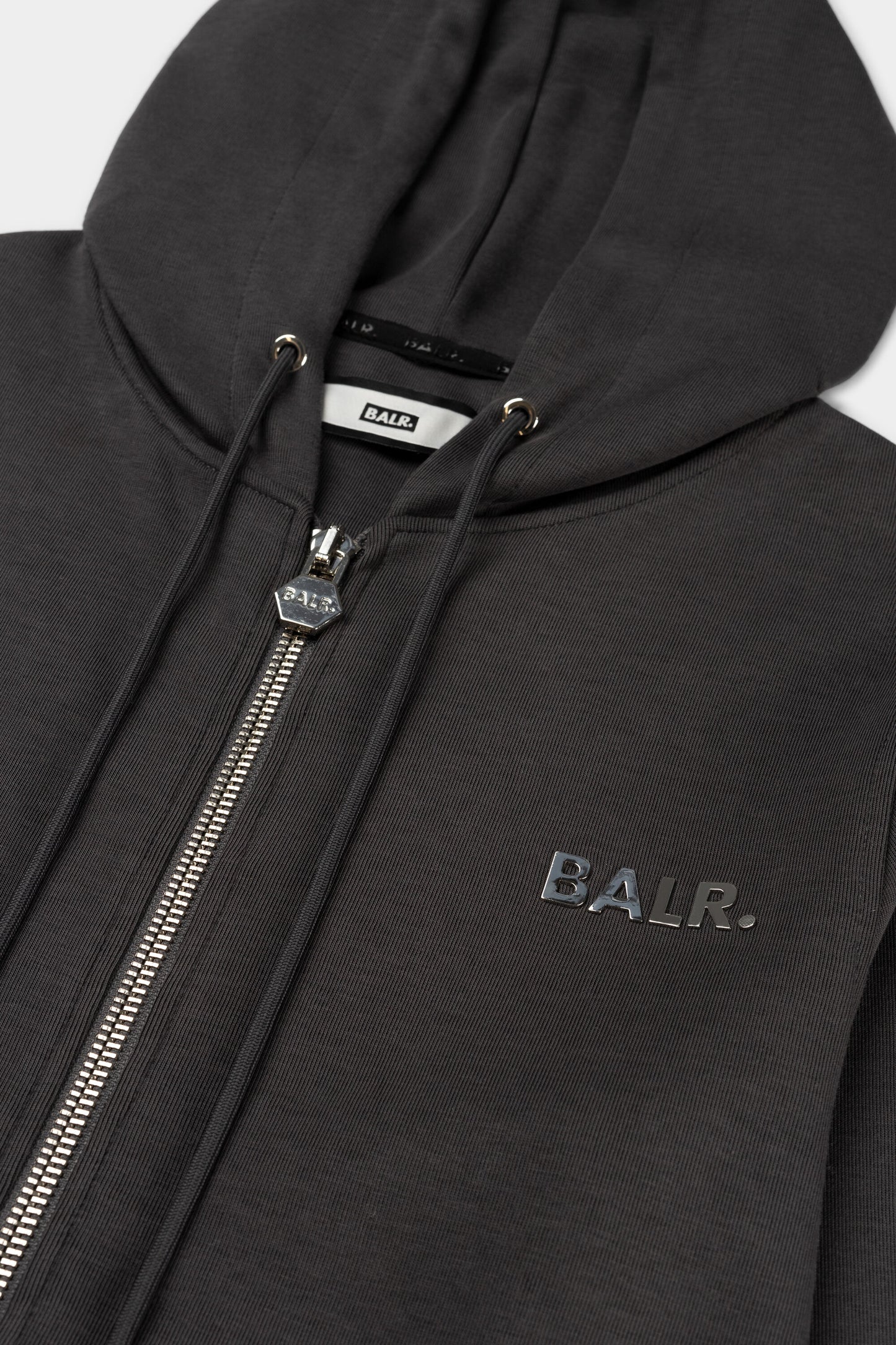 Q-Series Straight Zip Thru Hoodie Renewed Asphalt