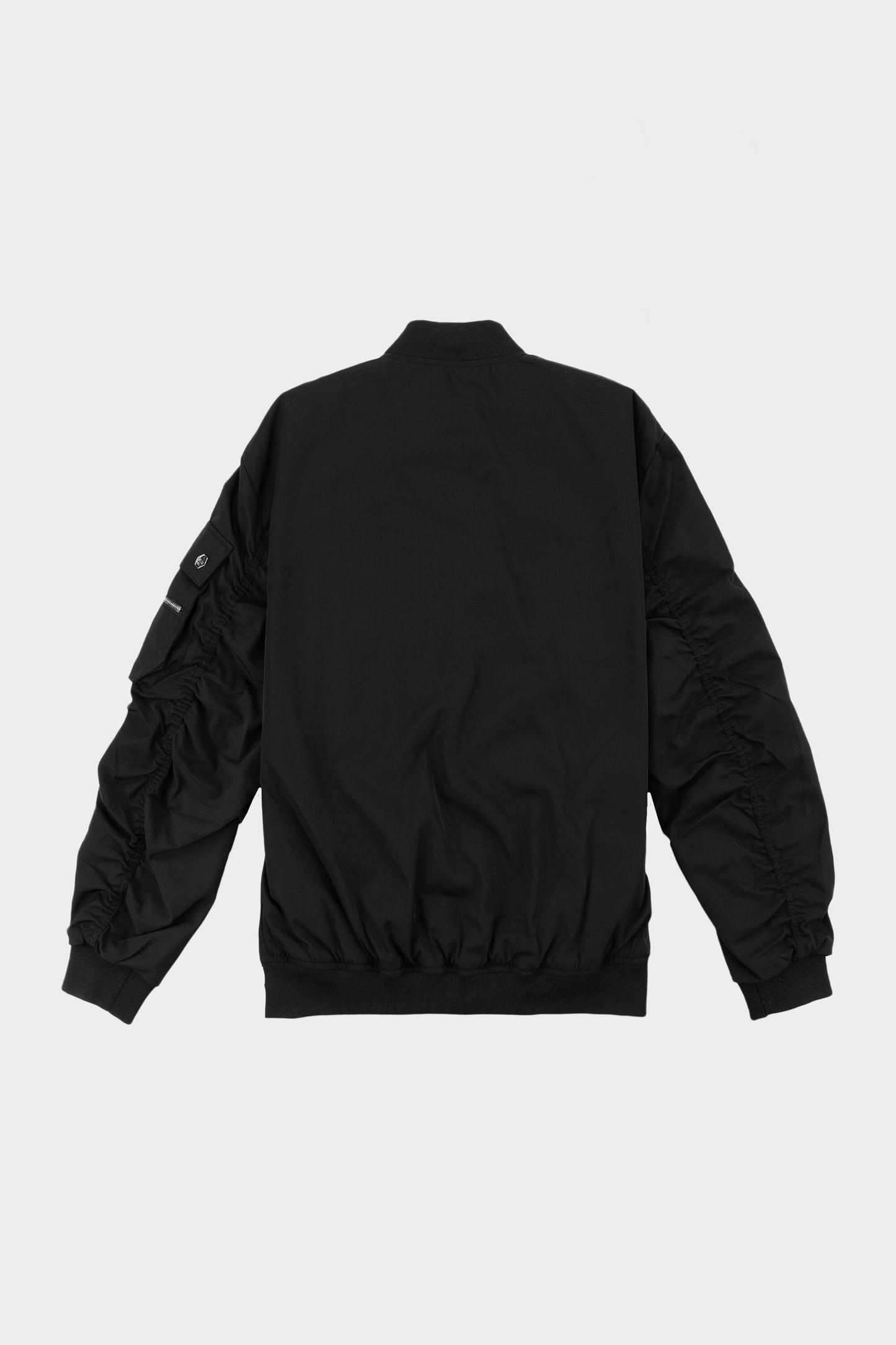 Cargo Pocket Bomber Jacket Black