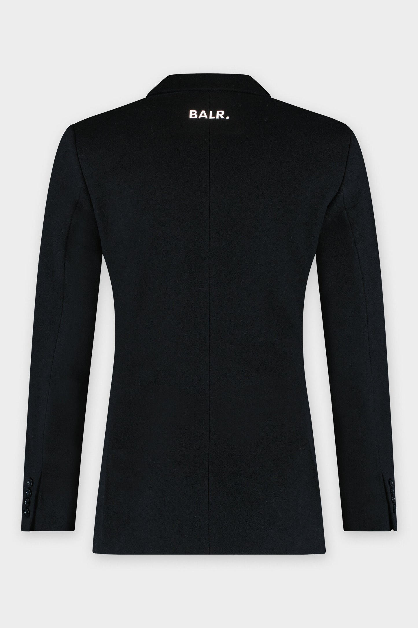 Otis Slim Double Breasted Blazer Jet Black