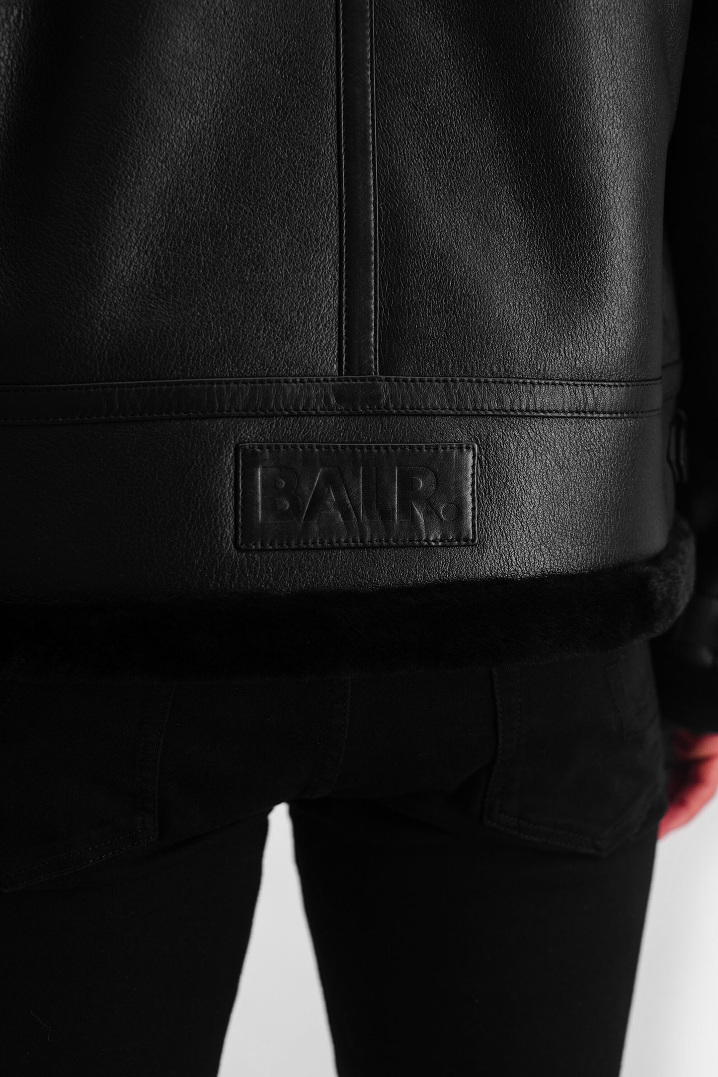 Shearling Regular Jacket Jet Black