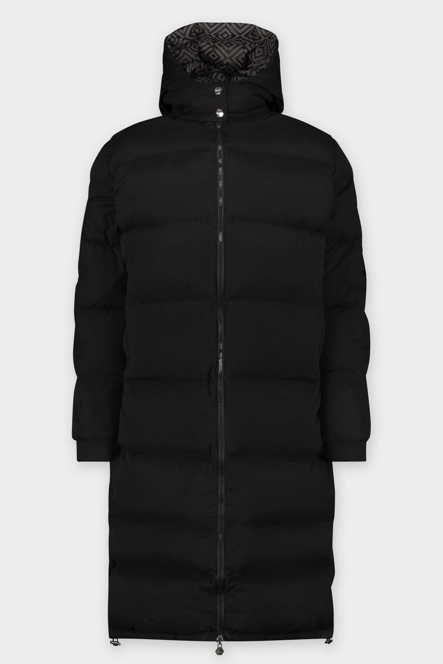 Gerald Long Down Puffer - ISHU Jet Black