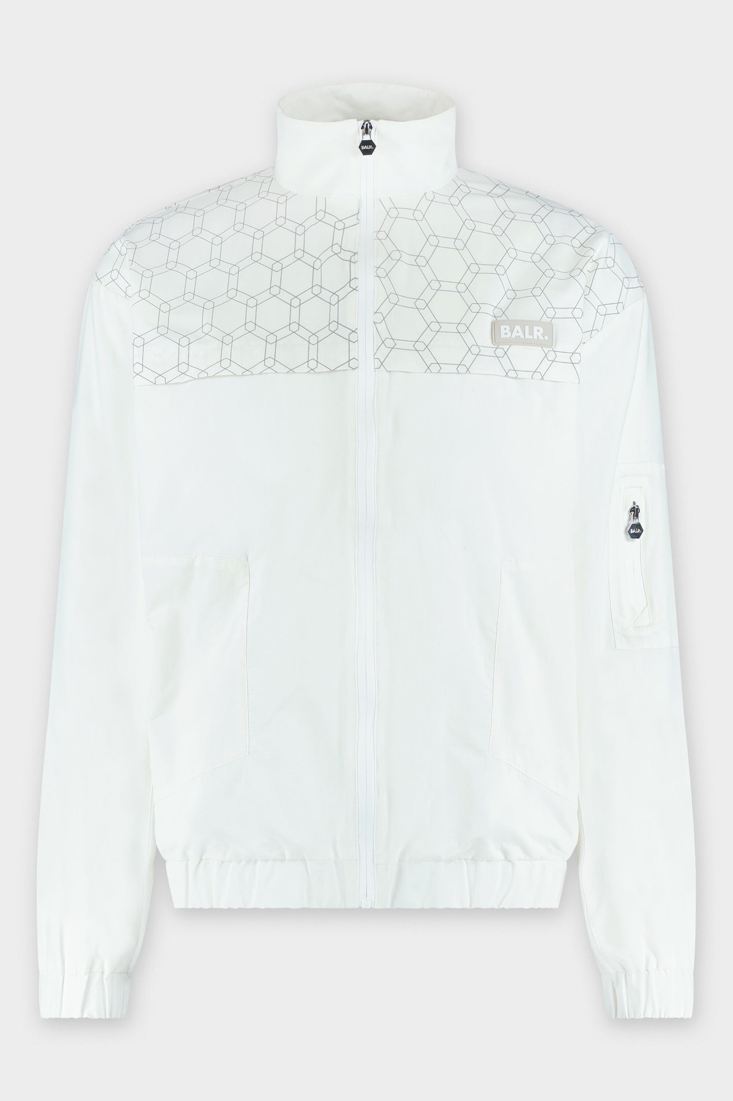 Gus Oversized Crepe Jacket Egret