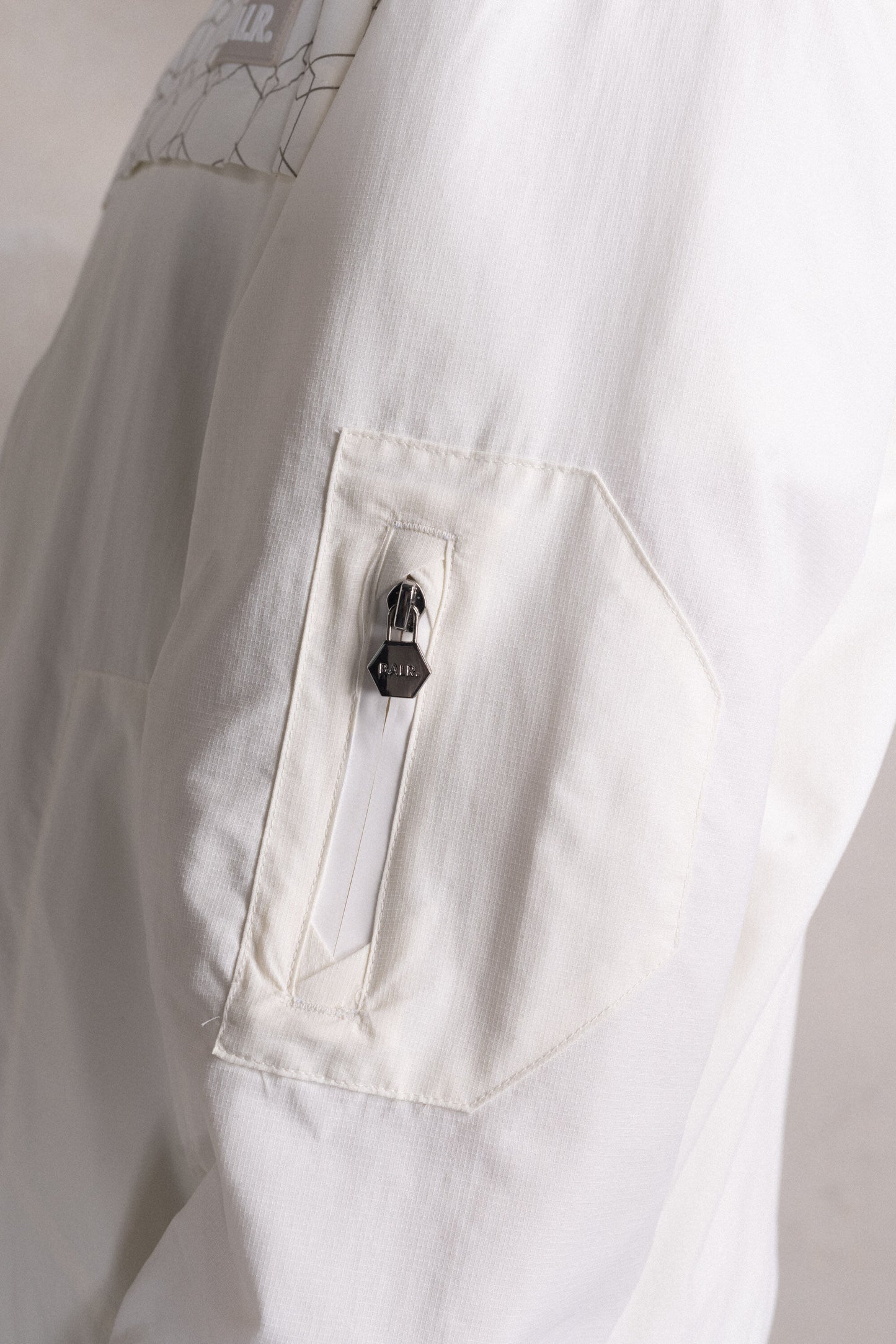 Gus Oversized Crepe Jacket Egret