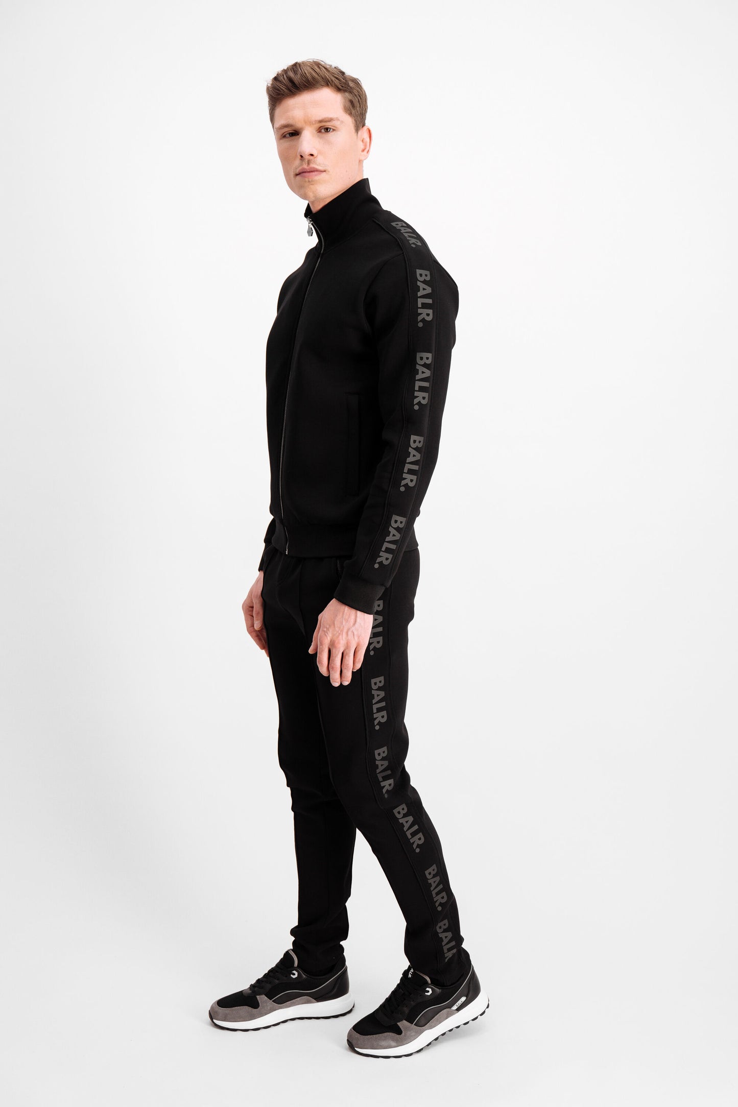 Repeat Tape Straight Track Jacket Black