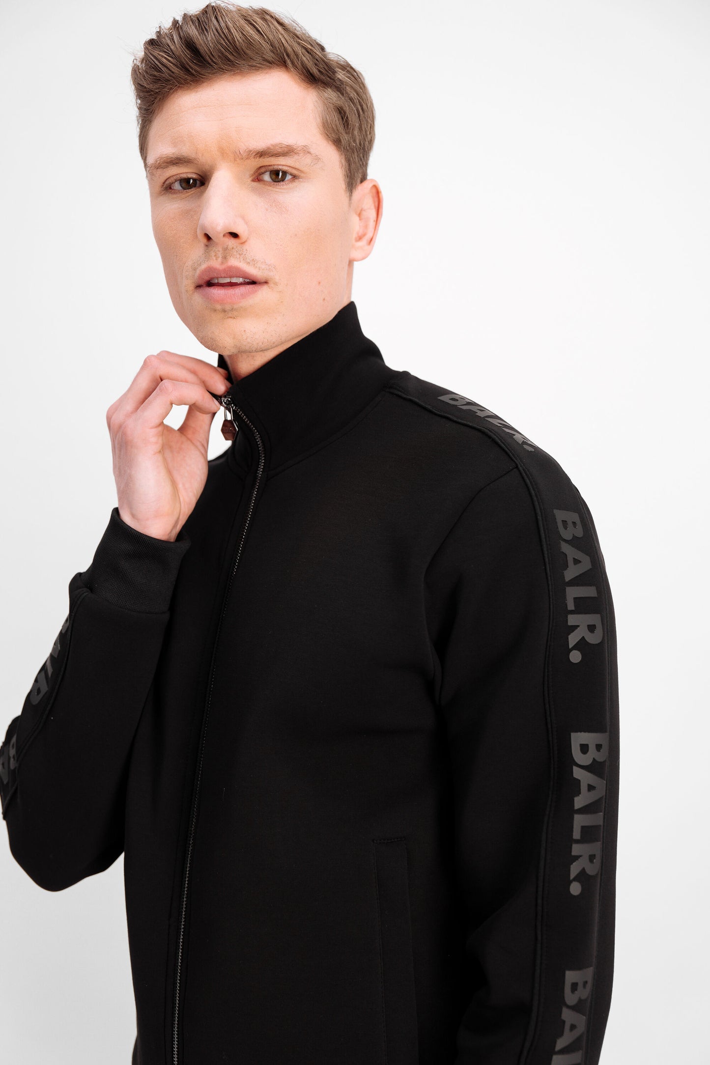 Repeat Tape Straight Track Jacket Black