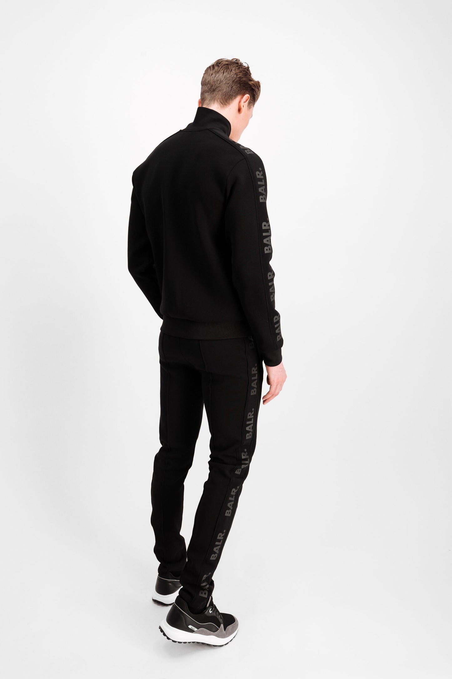 Repeat Tape Straight Track Jacket Black