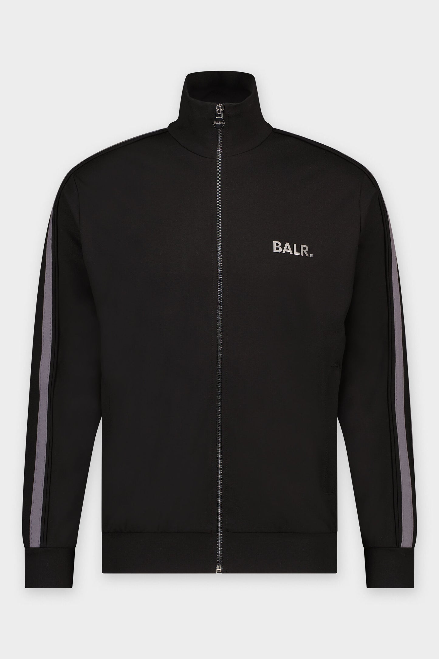 Louis Slim Crossing Tape Track Jacket Jet Black