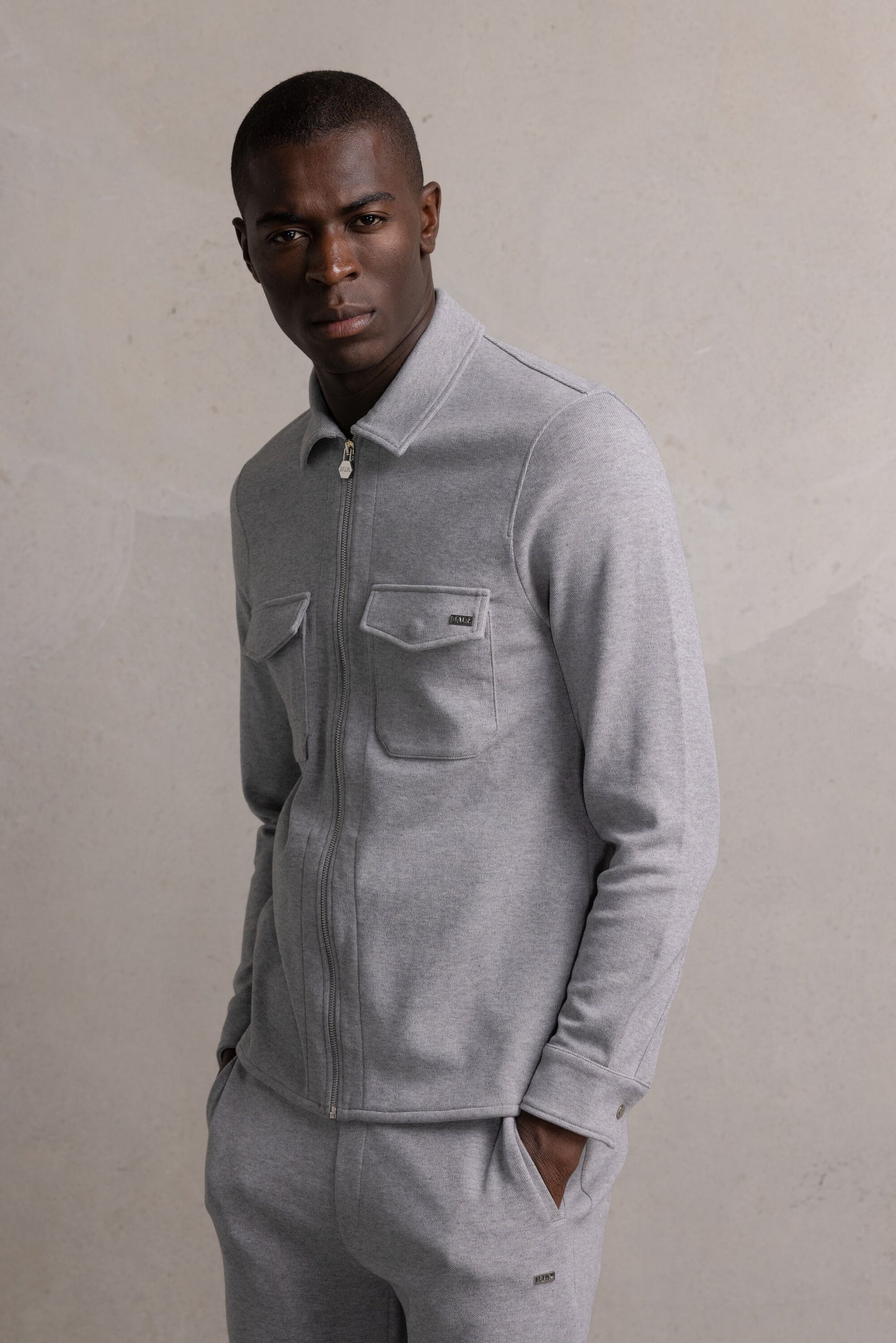 Billy Classic Vest Grey Melange