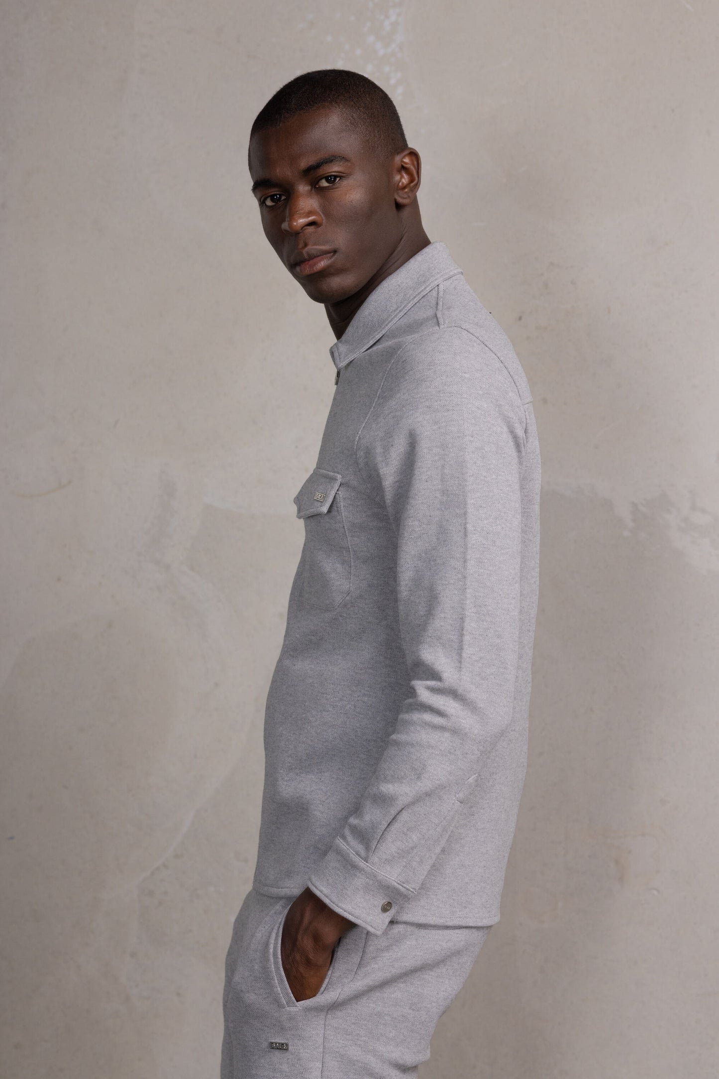 Billy Classic Vest Grey Melange