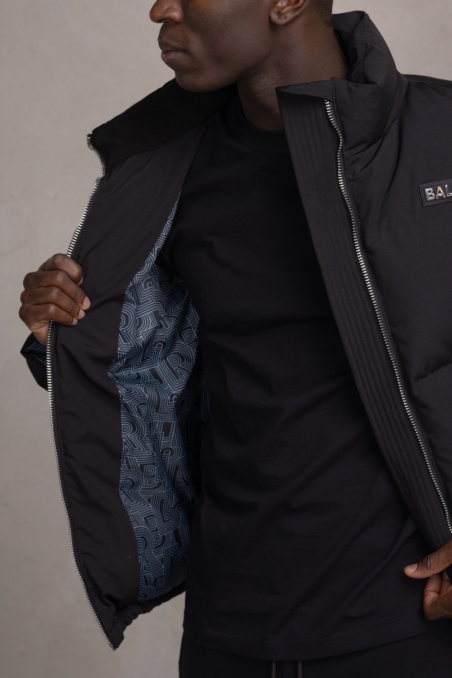 Trey Puffer Jacket Jet Black