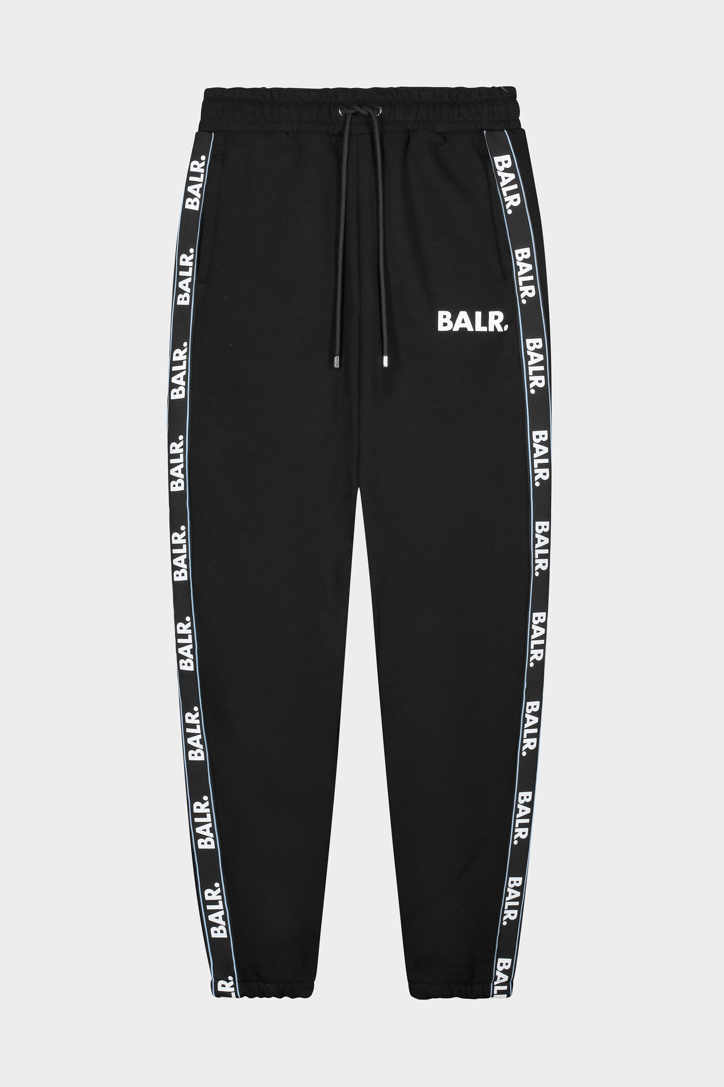 Olaf Straight Repeat Tape Sweatpants Black/Blue