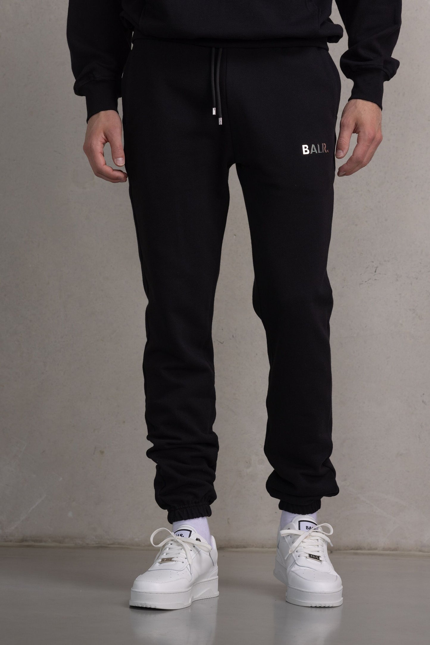 Regular Metal Brand Jogger Jet Black