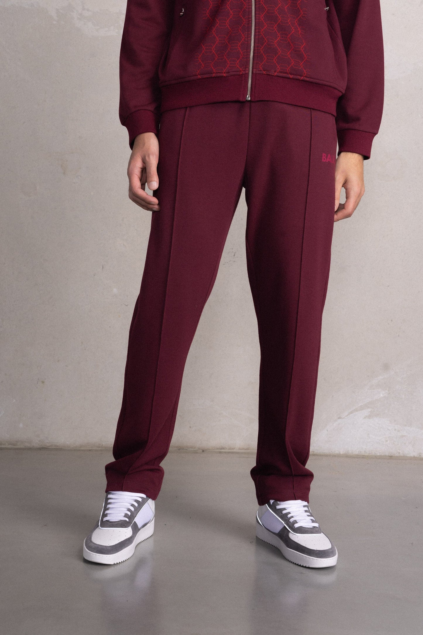 Brooklyn Straight Track Pants Red Dahlia