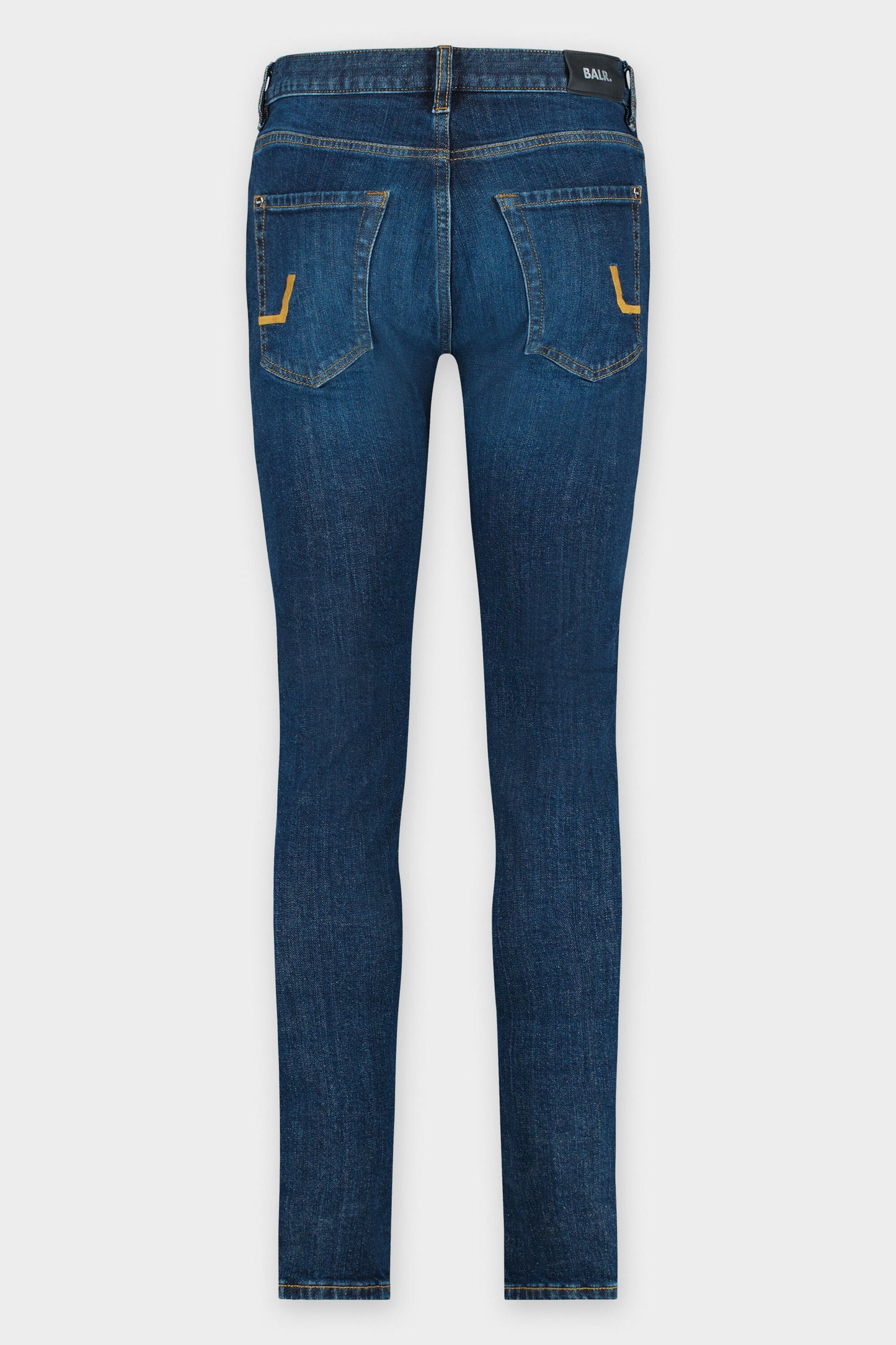 James Slim Mid Aged Denim Solid Blue