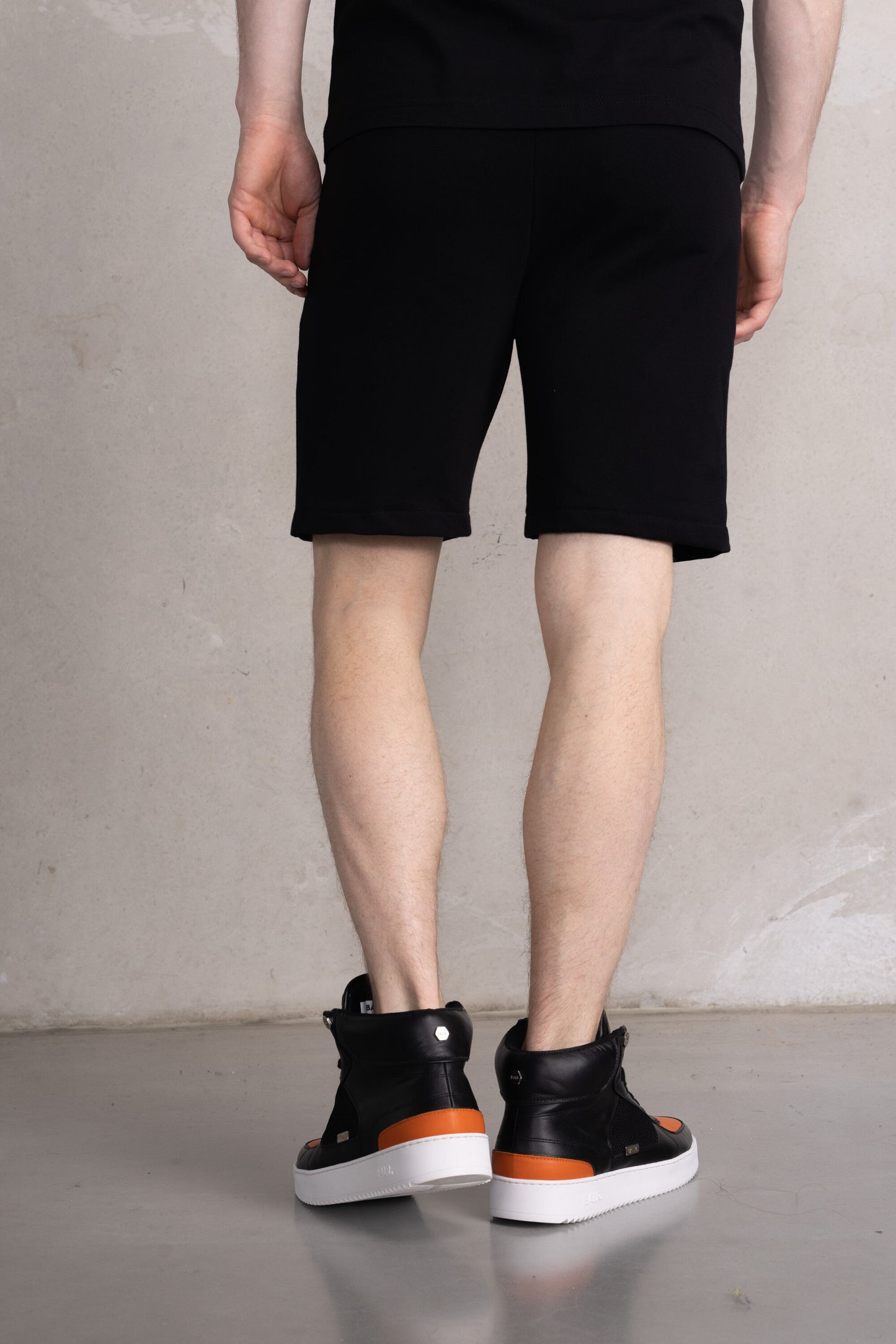 Tony Regular Dice Sweat Shorts Jet Black