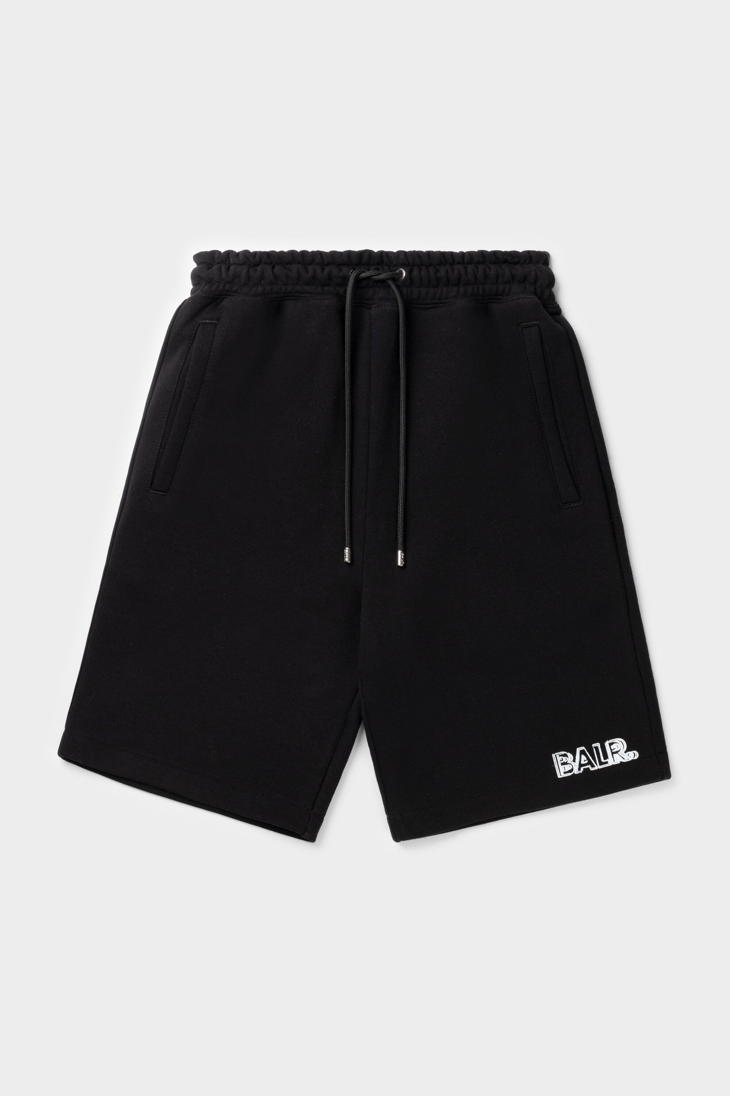 Tony Regular Neon Brand Sweat Short Jet Black