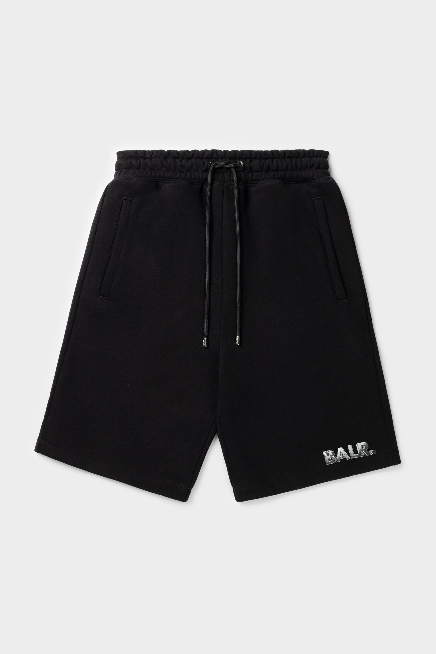 Tony Regular Metal Brand Sweat Short Jet Black