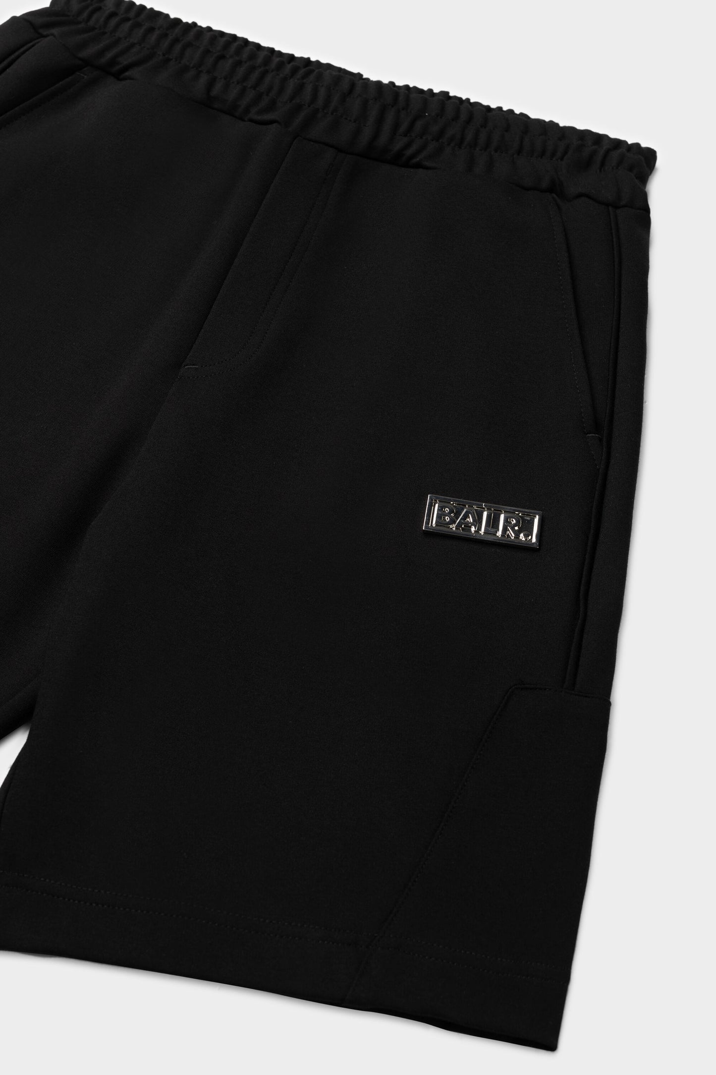 Tony Regular Panel Sweat Shorts Jet Black