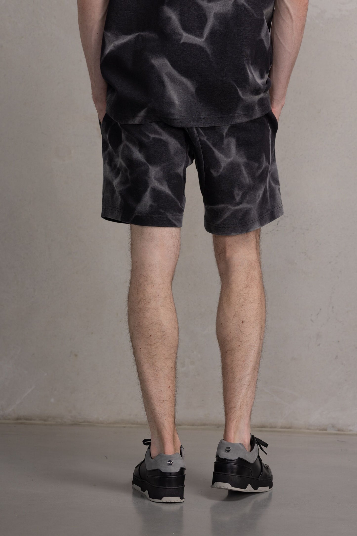D11 Straight Washed Shorts Ghost Grey Washed
