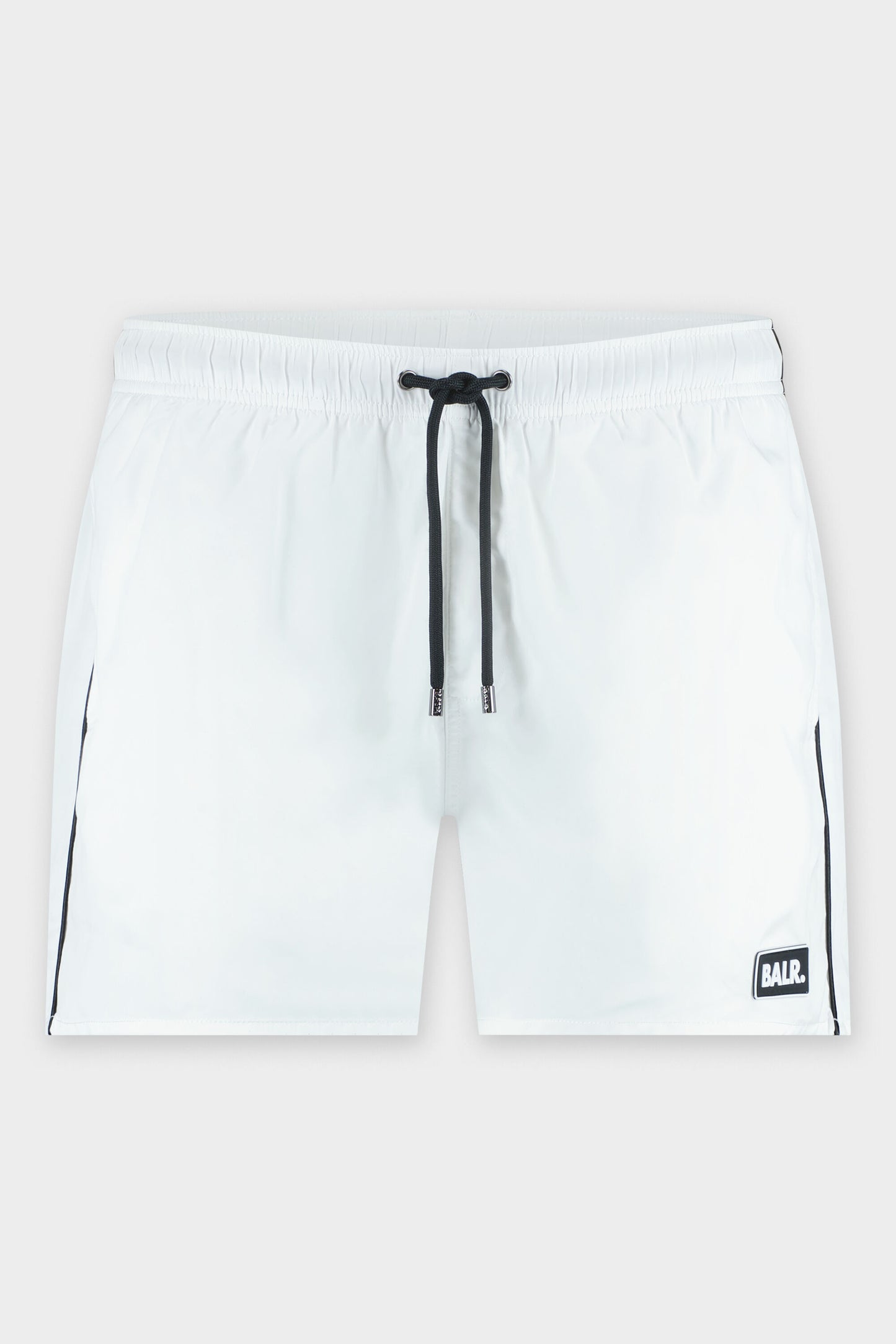 Classic Neon Brand Swimshort Bright White/Jet Black