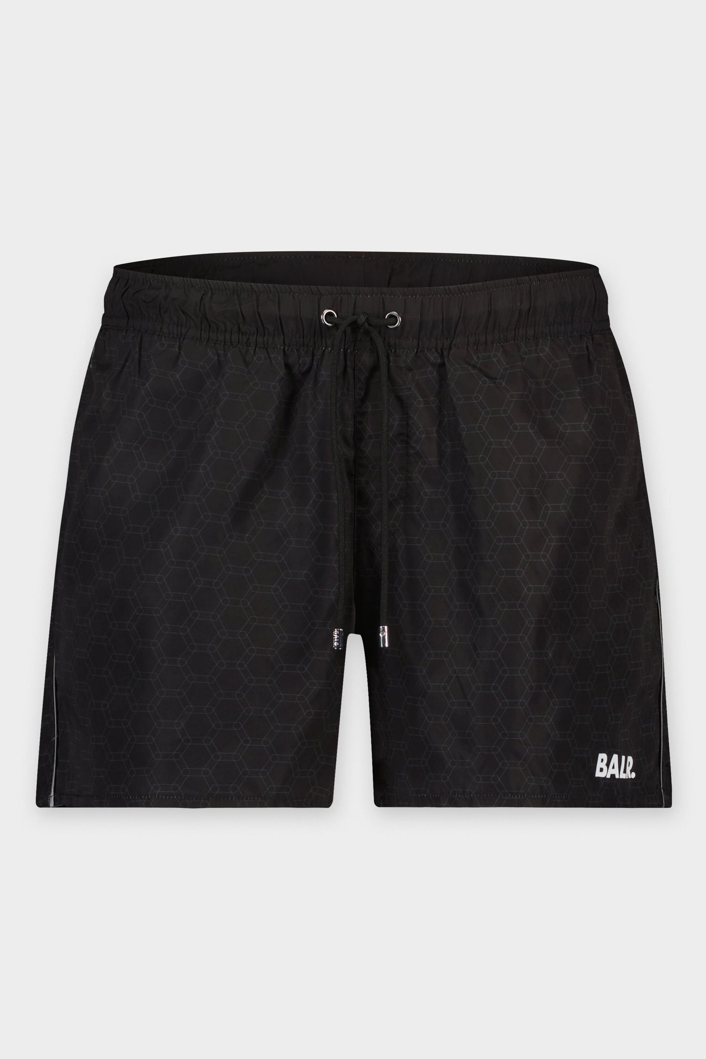 Classic Hexagon Allover Swimshort Jet Black