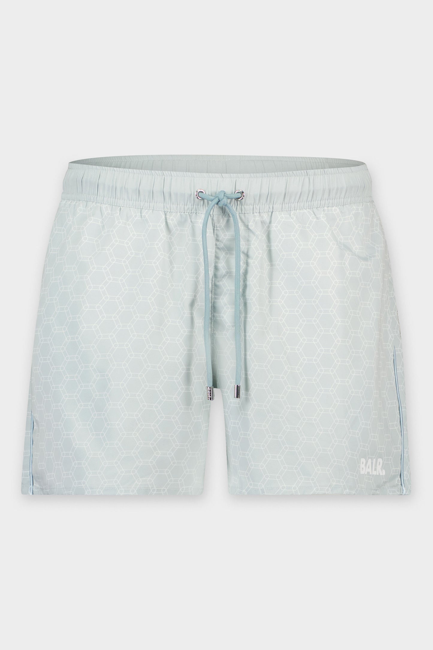 Classic Hexagon Allover Swimshort Ice Flow