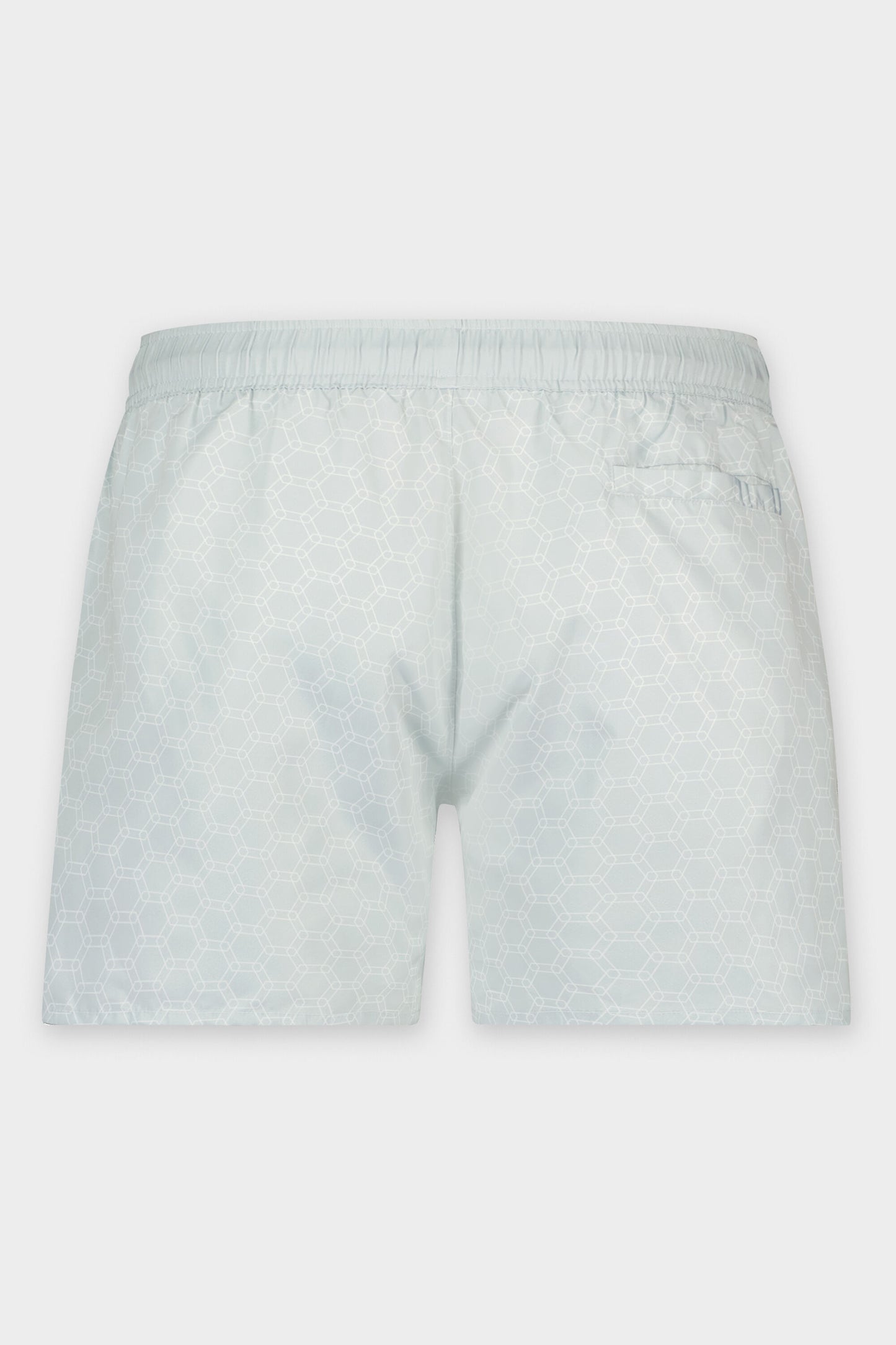Classic Hexagon Allover Swimshort Ice Flow
