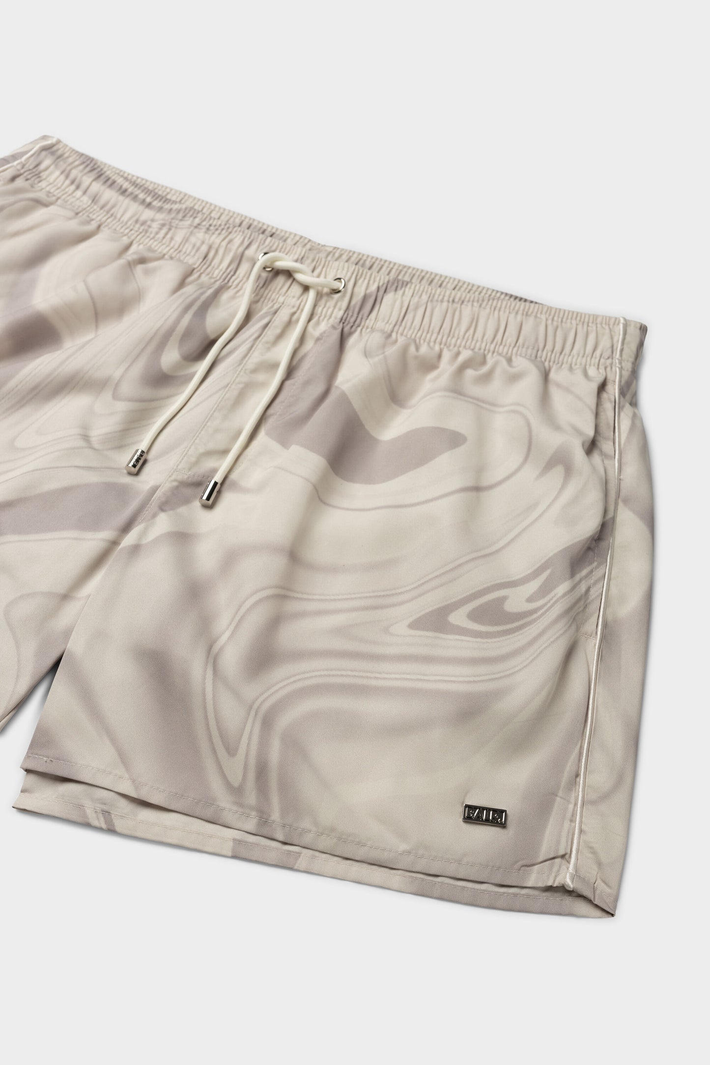 Classic Marble Swim Short Egret