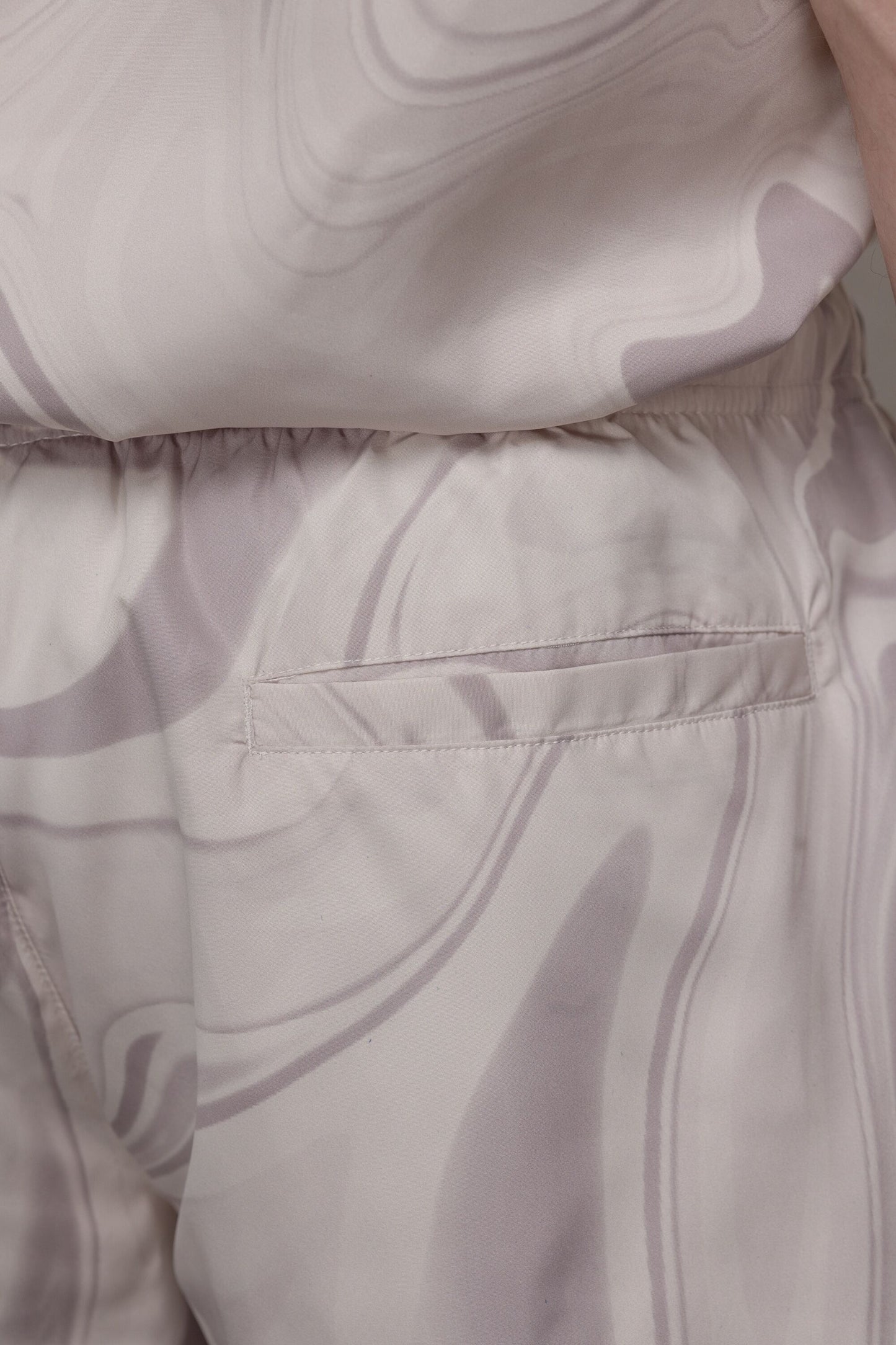 Classic Marble Swim Short Egret