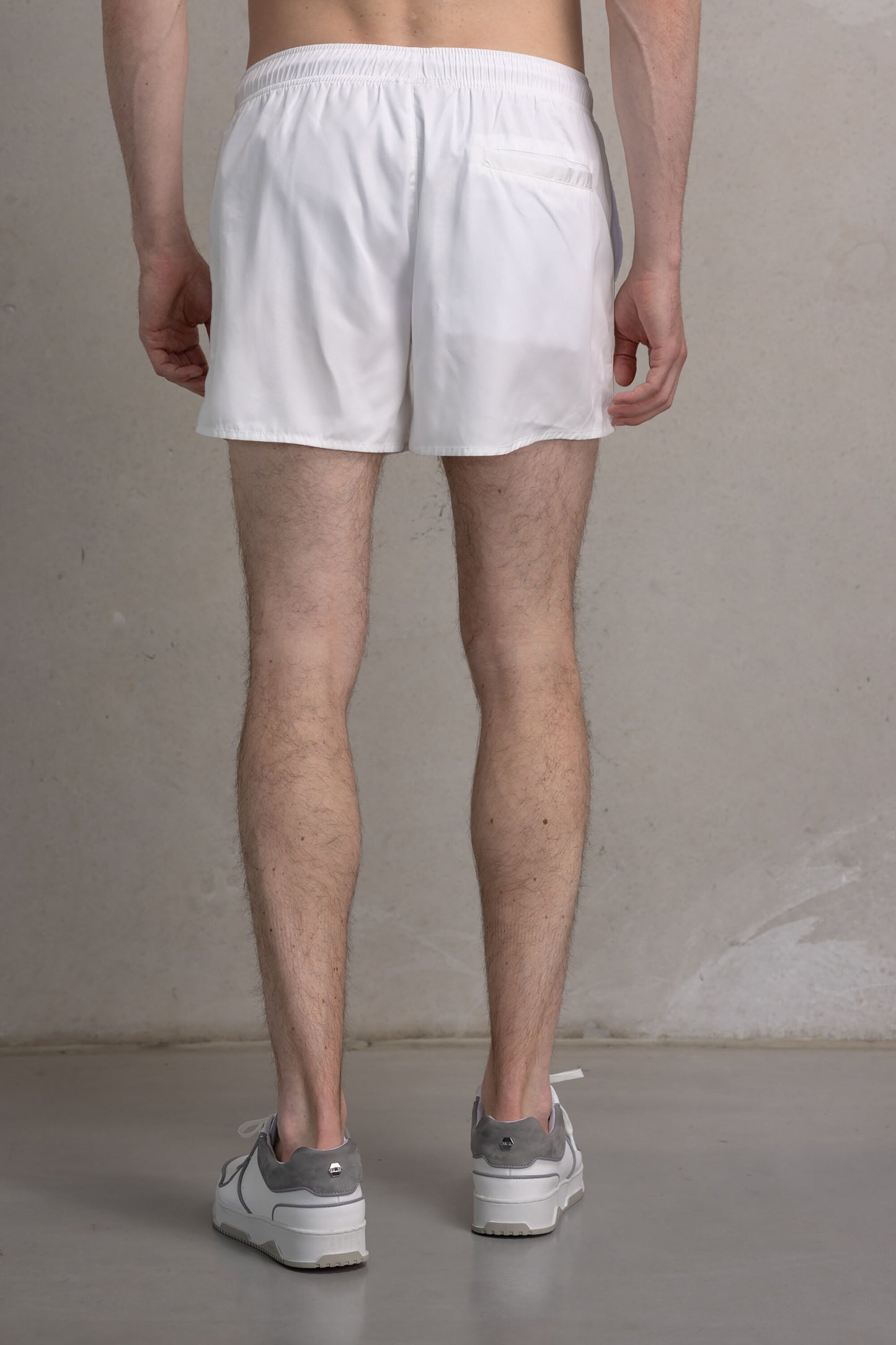 Classic Big Brand Swim Short Bright White