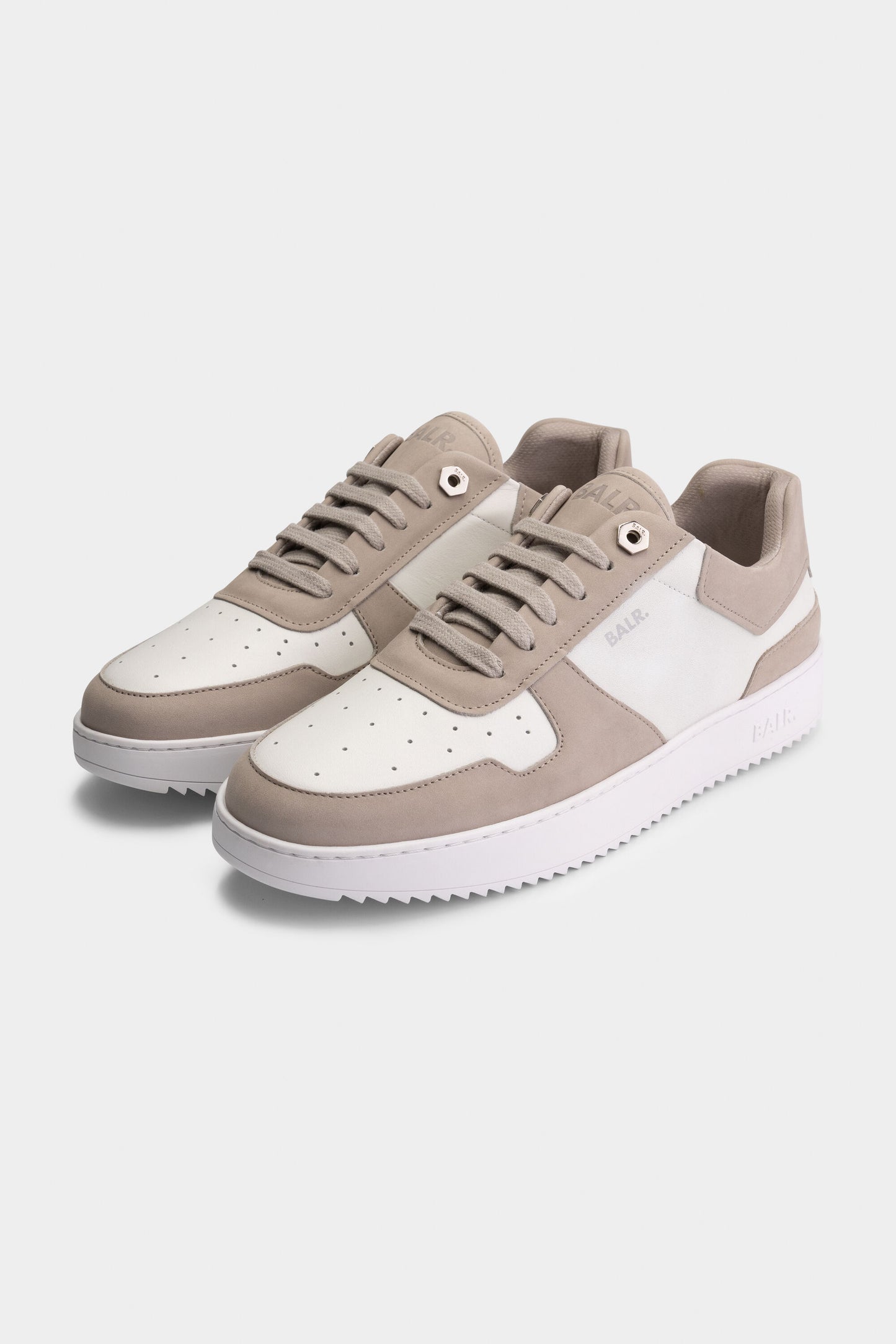 BALR. Clean Sneaker Nubuck Leather French Oak/Egret