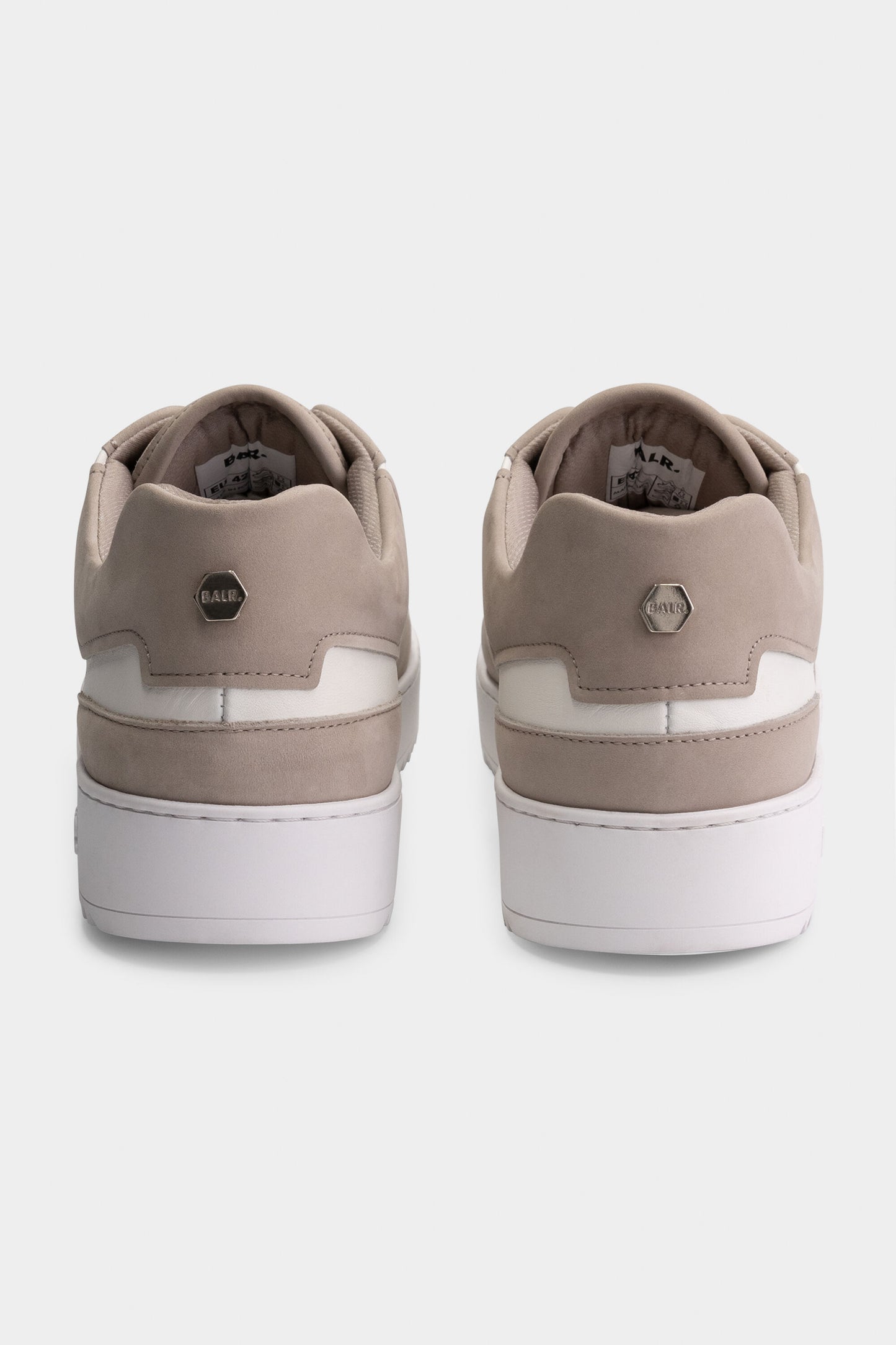 BALR. Clean Sneaker Nubuck Leather French Oak/Egret