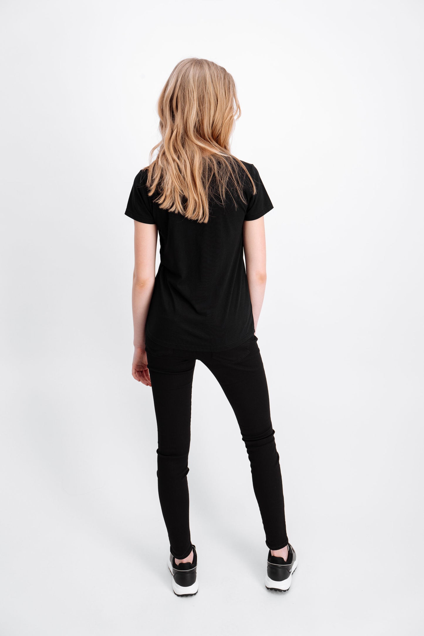 Slim Fit Tee Jet Black