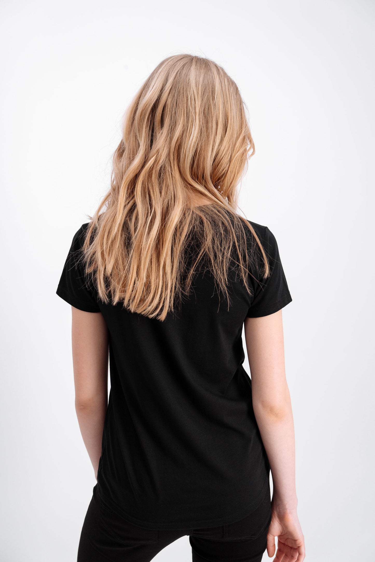Slim Fit Tee Jet Black