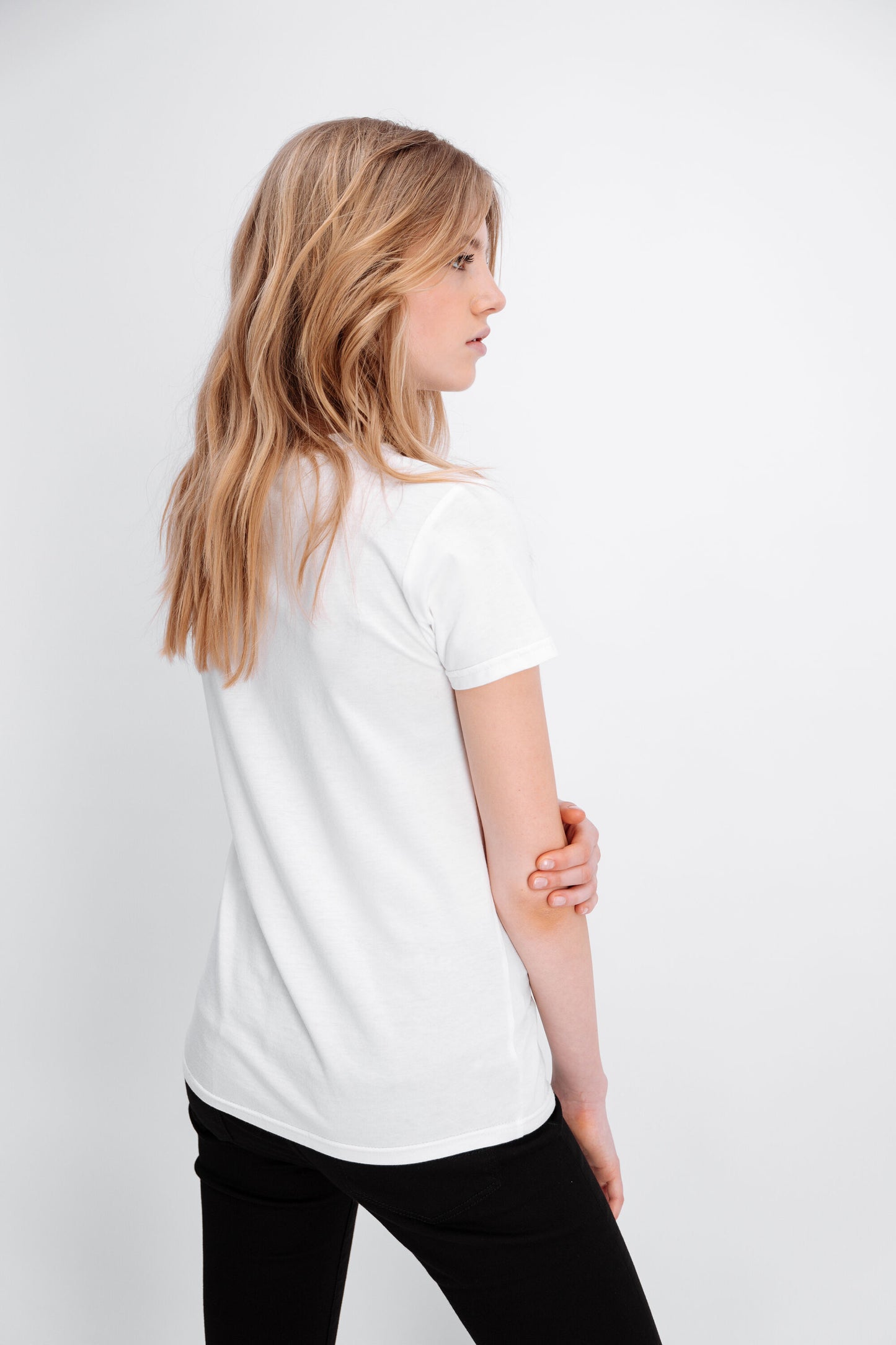 Slim Fit Tee Bright White
