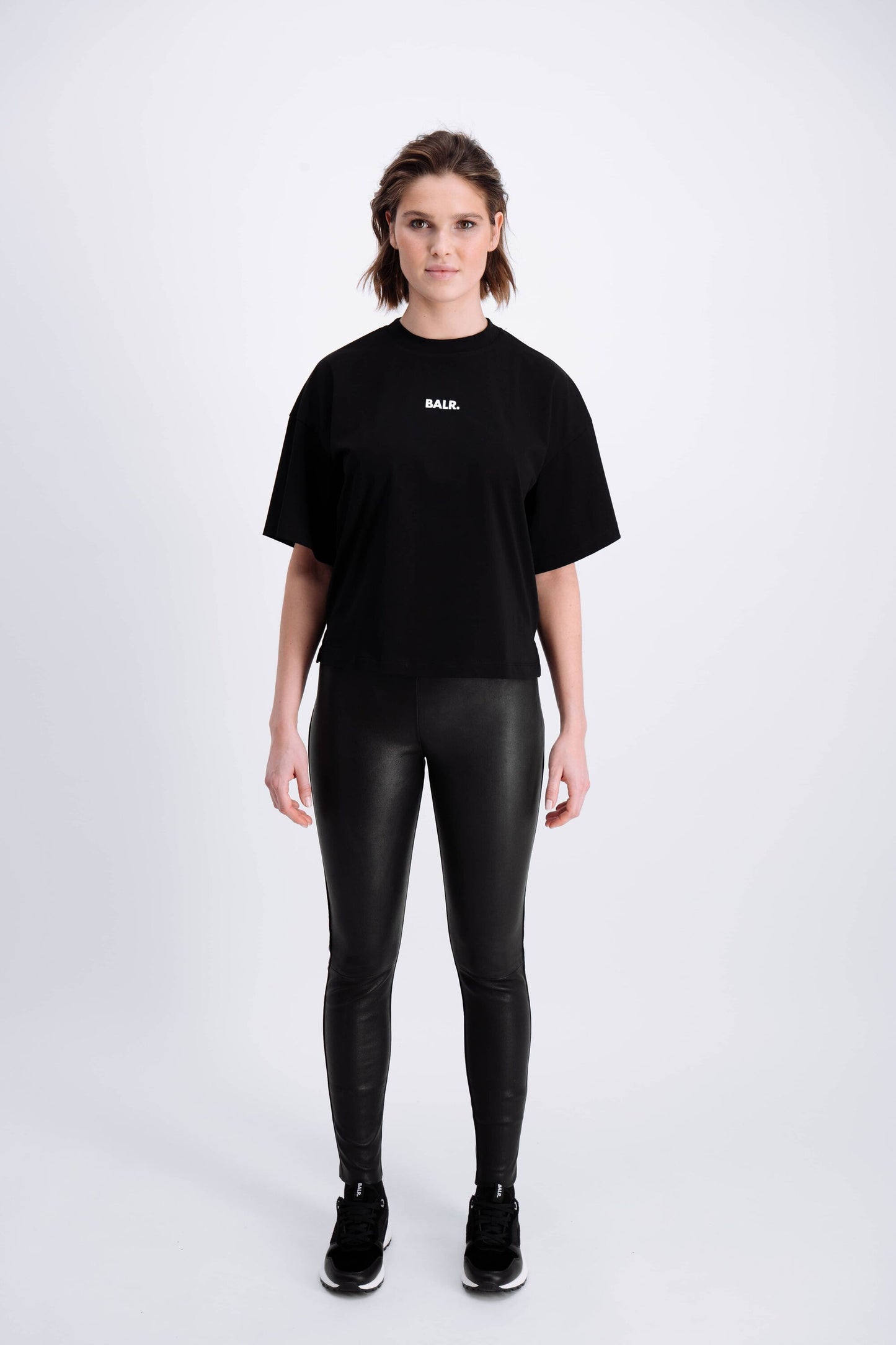 Small Brand Wide Tee Jet Black