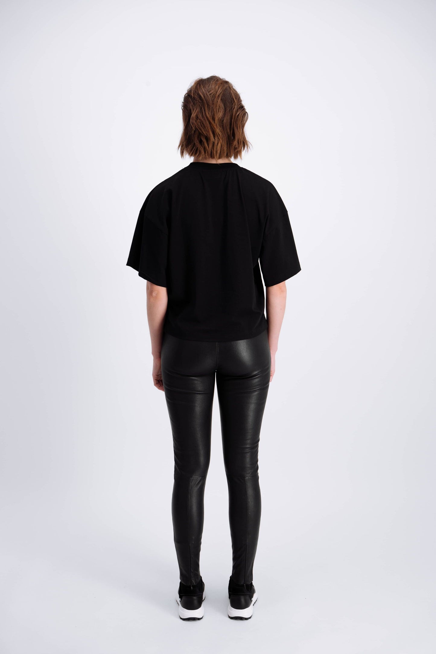 Small Brand Wide Tee Jet Black